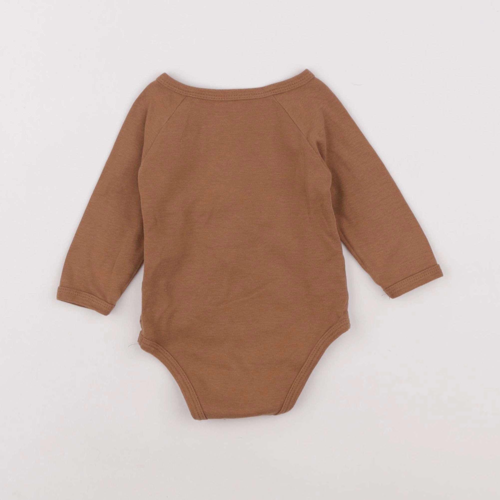 Vertbaudet - body marron - 9 mois