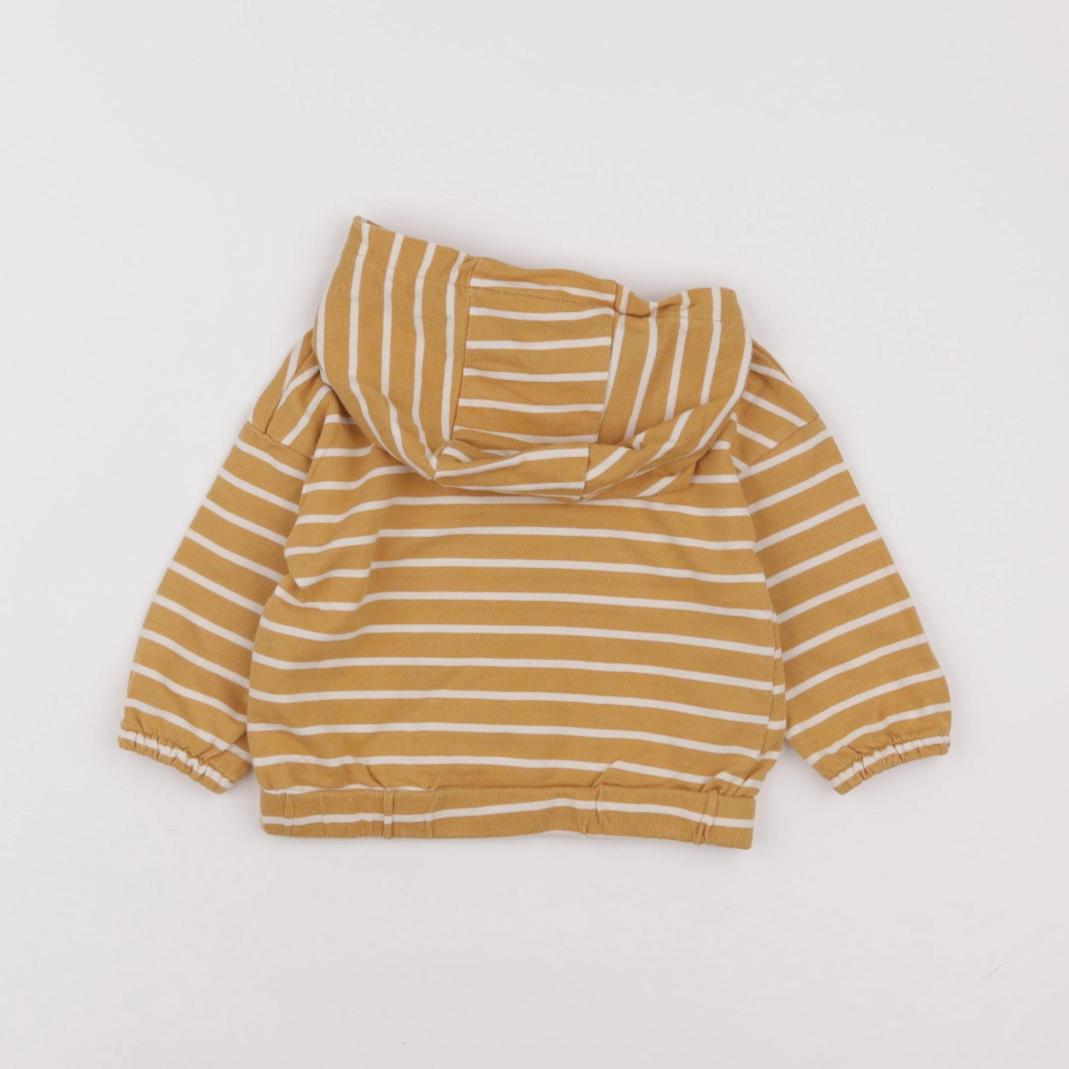 Vertbaudet - sweat jaune - 9 mois