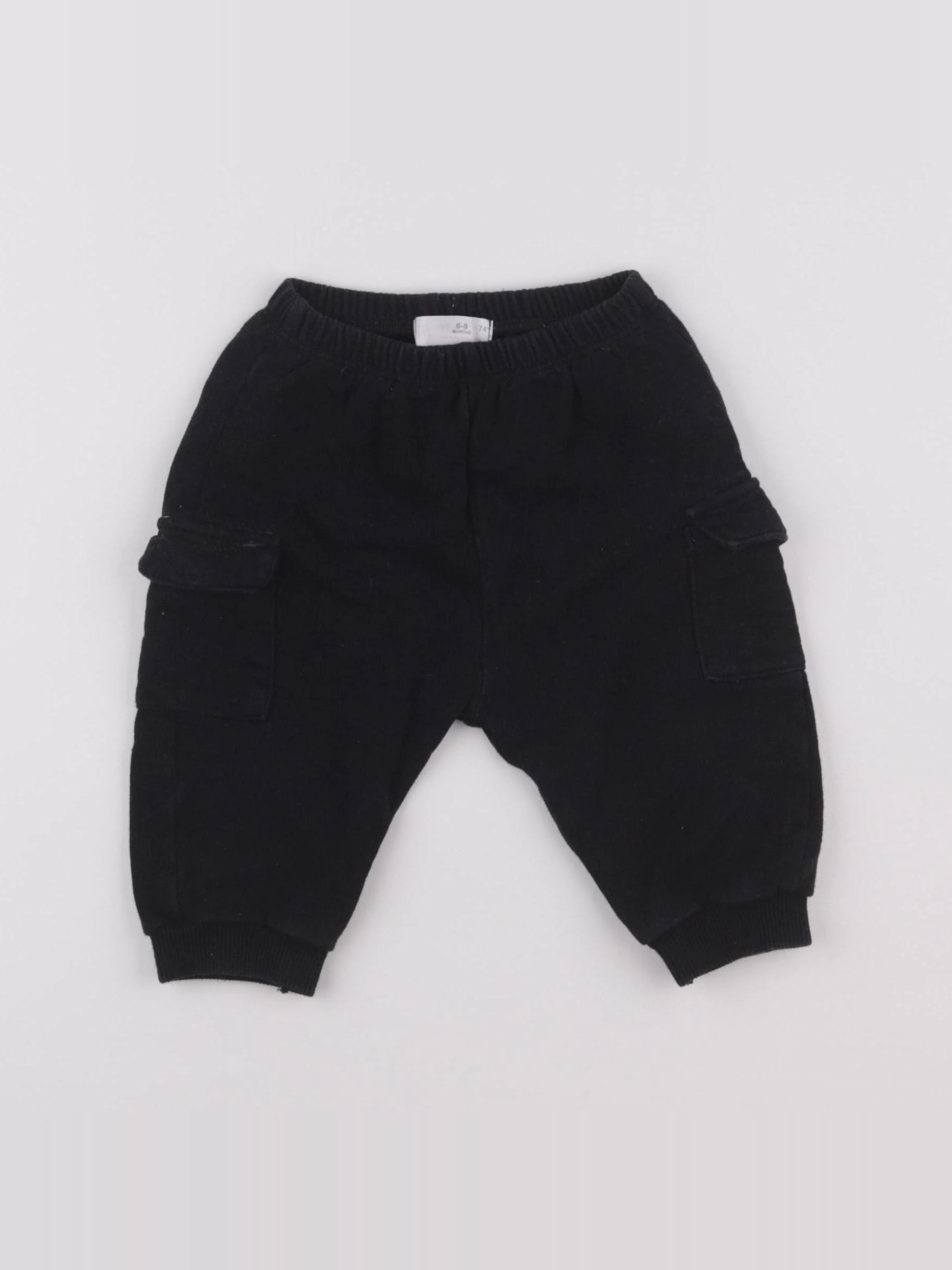 Zara - jogging noir - 6/9 mois