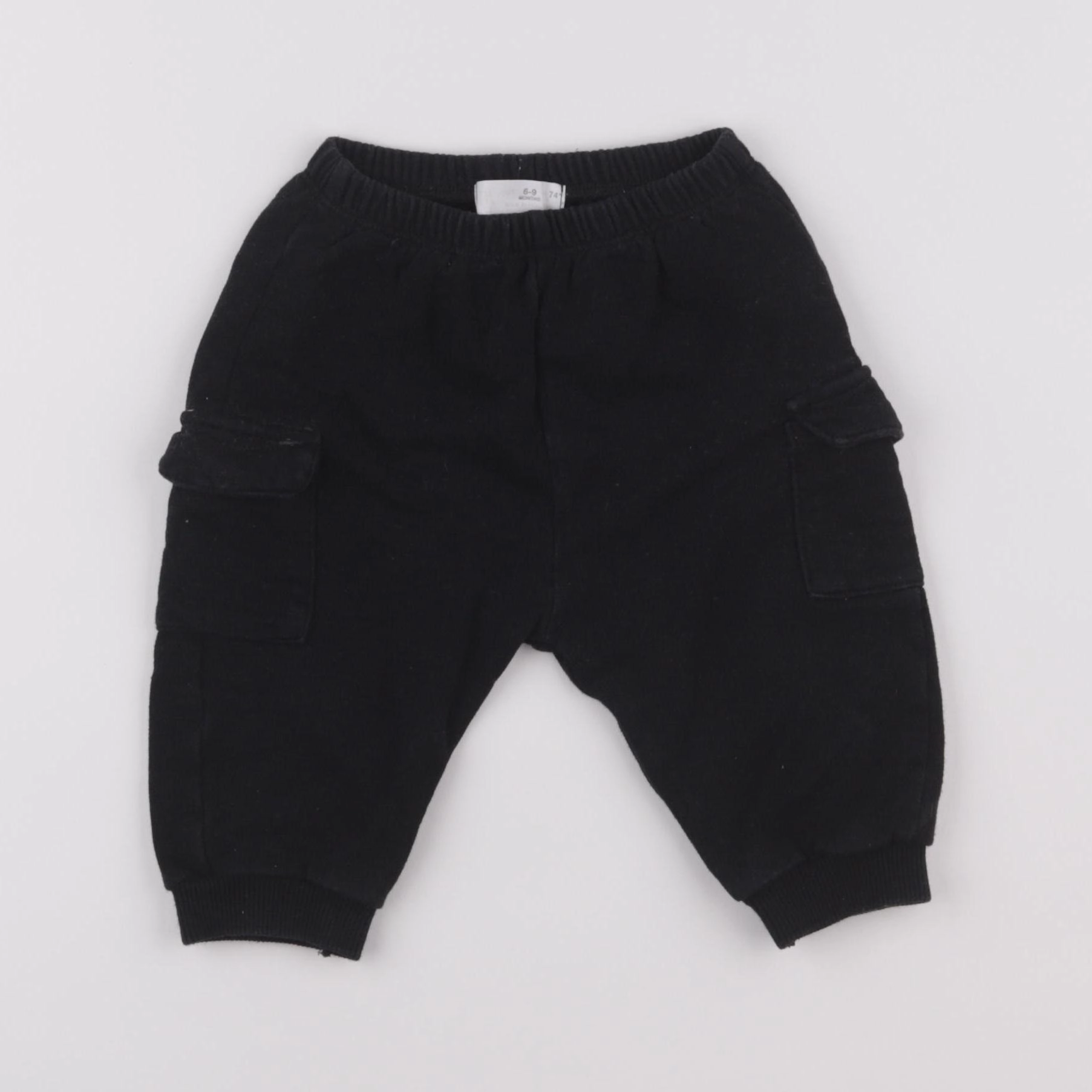 Zara - jogging noir - 6/9 mois