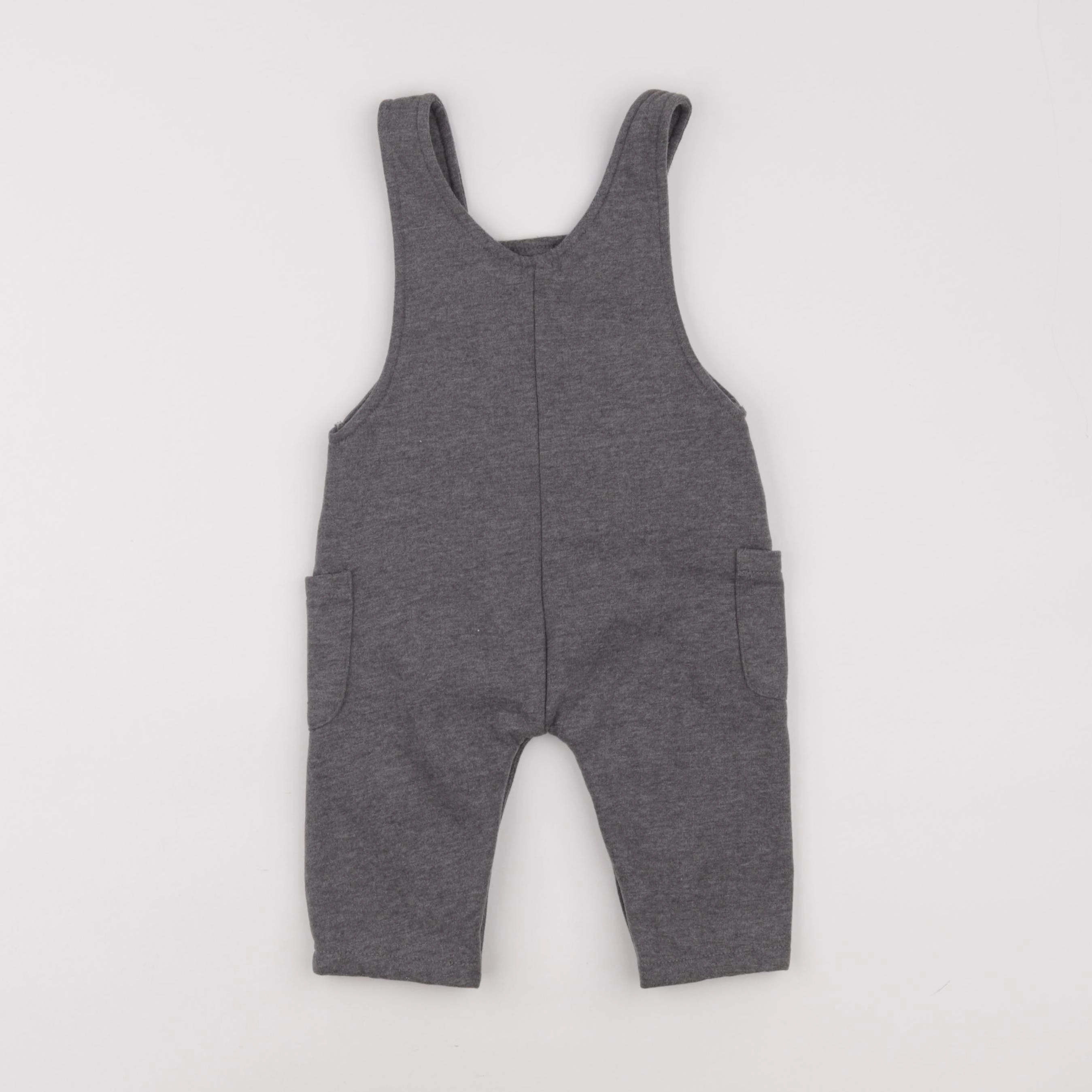 Vertbaudet - salopette gris - 9 mois