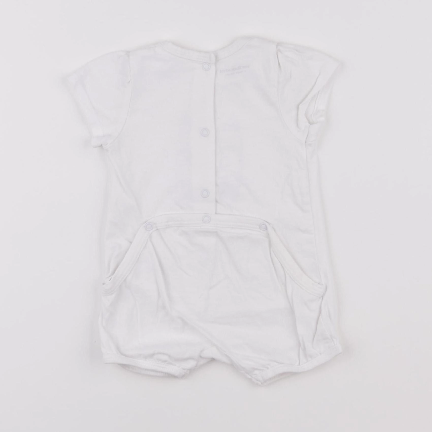 Vertbaudet - pyjama coton blanc - 3 mois