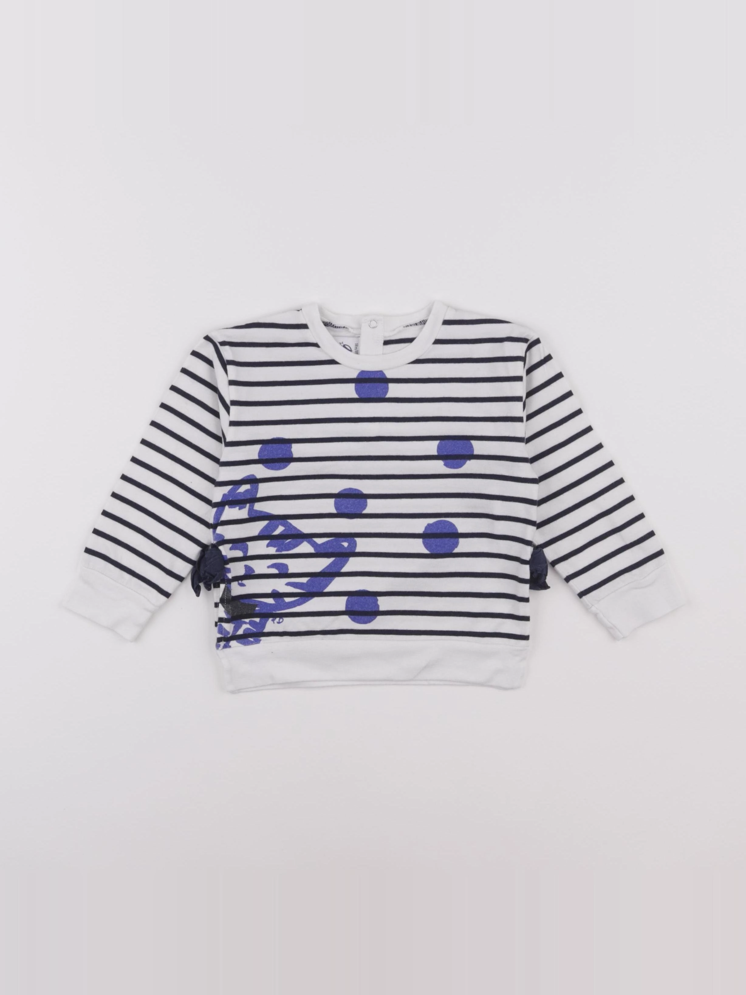 Petit Bateau - tee-shirt blanc - 18 mois