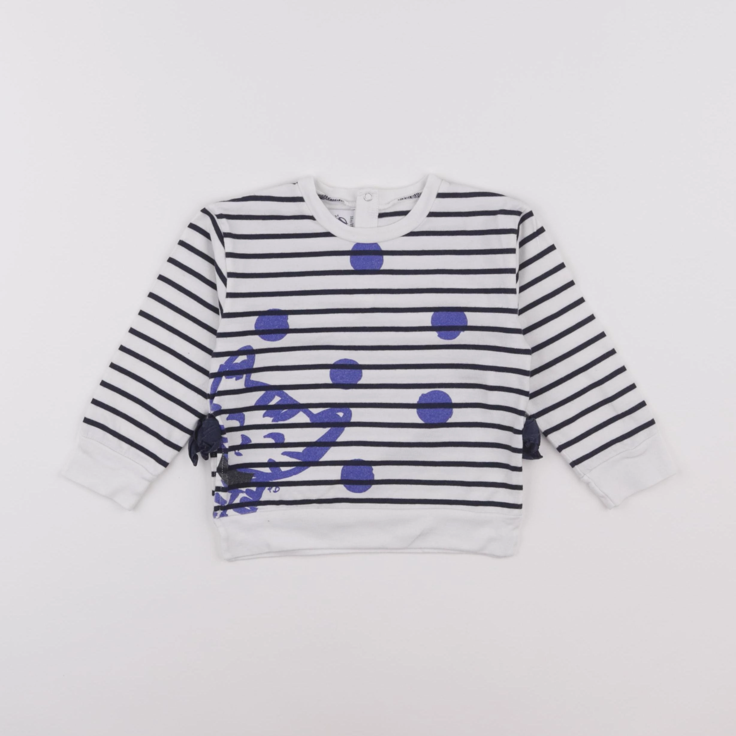 Petit Bateau - tee-shirt blanc - 18 mois