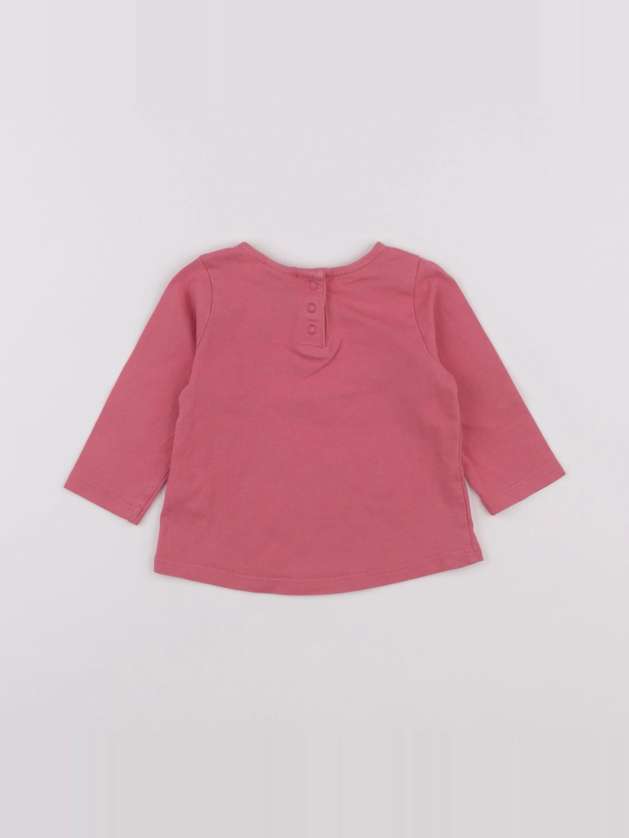 Tape à l'oeil - tee-shirt rose - 9 mois