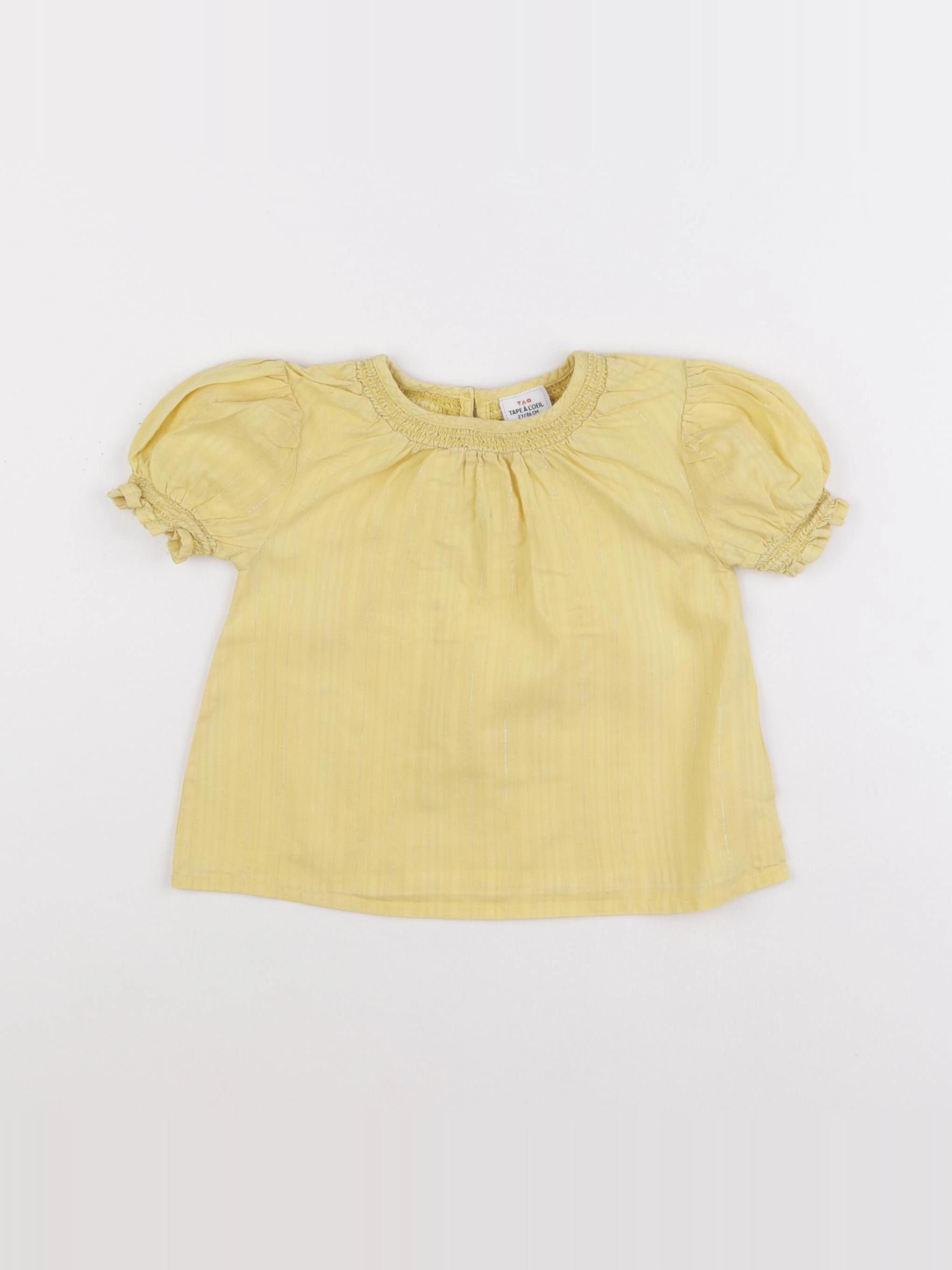 Tape à l'oeil - blouse jaune - 2 ans