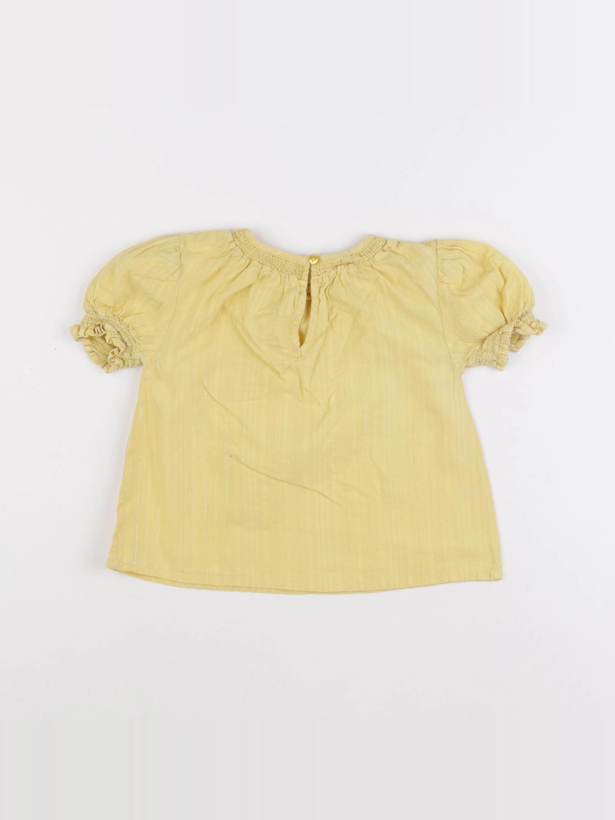 Tape à l'oeil - blouse jaune - 2 ans
