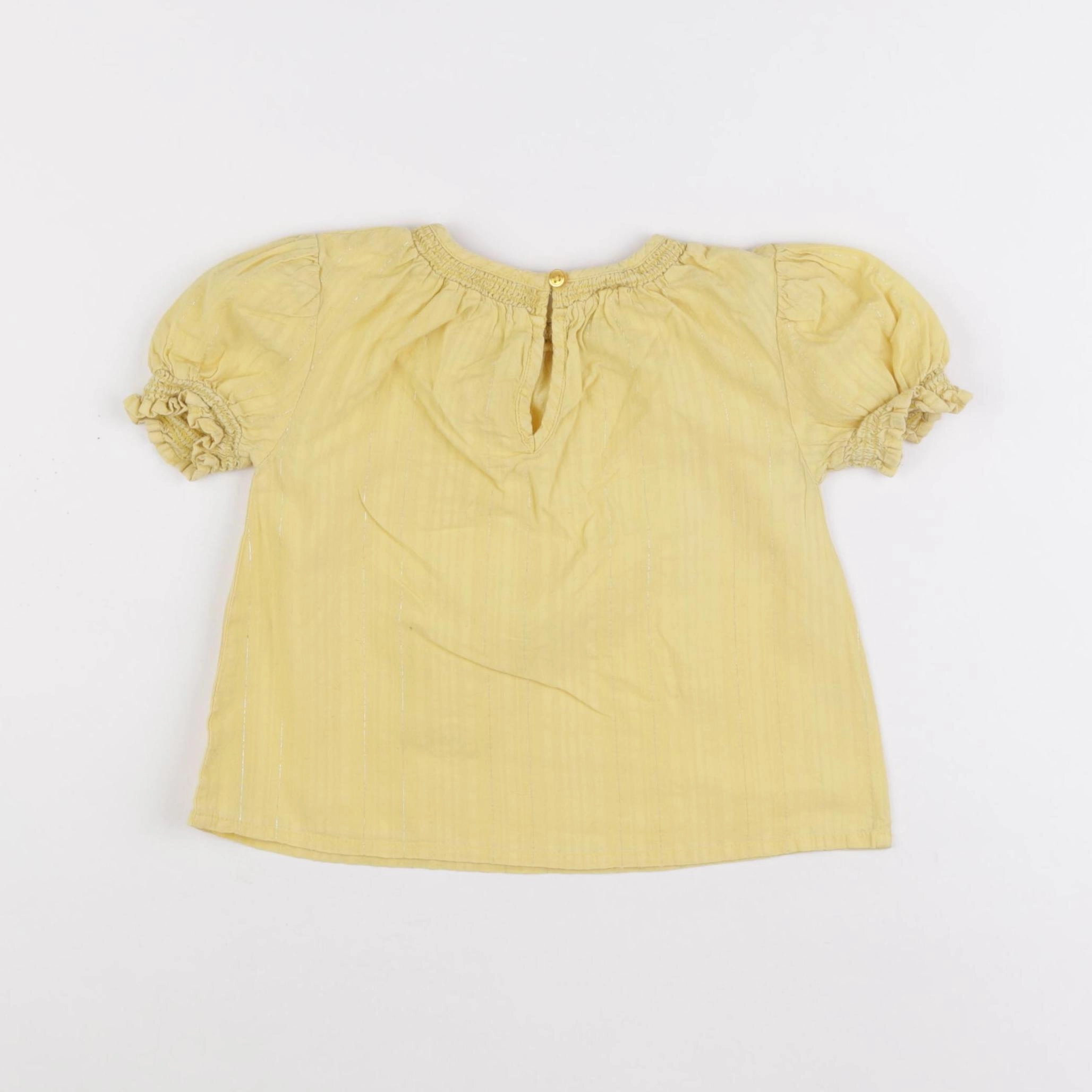 Tape à l'oeil - blouse jaune - 2 ans