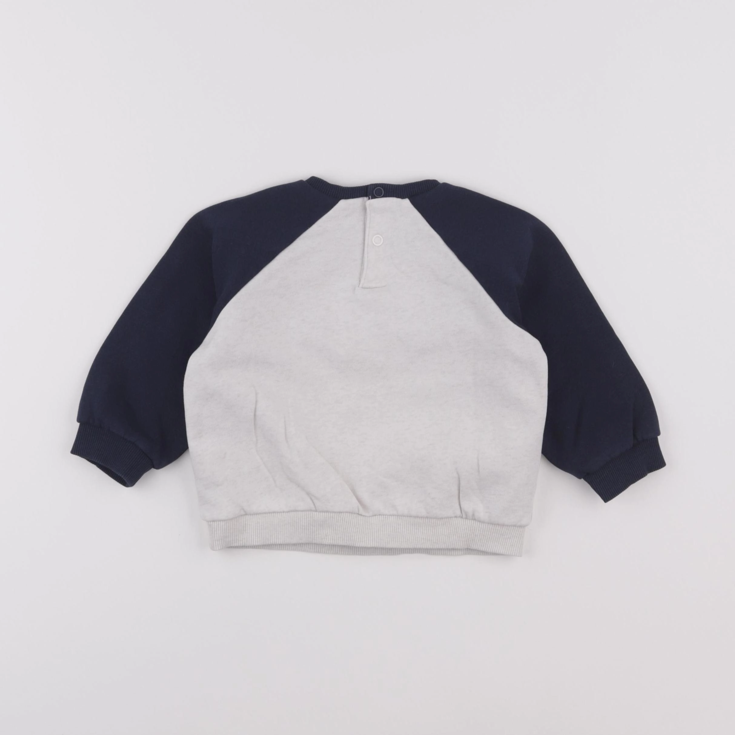 Tape à l'oeil - sweat bleu - 18 mois