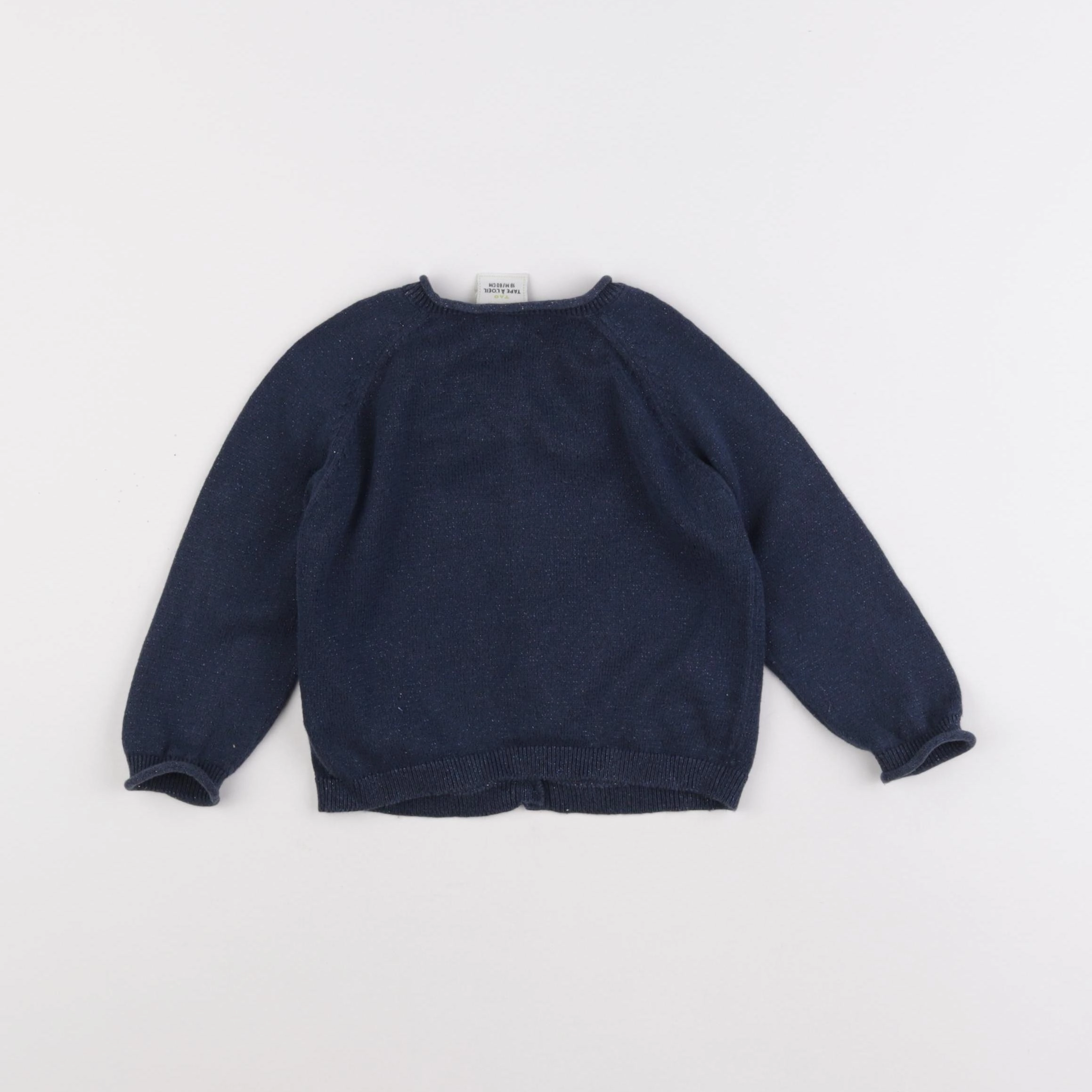Tape à l'oeil - gilet bleu - 18 mois