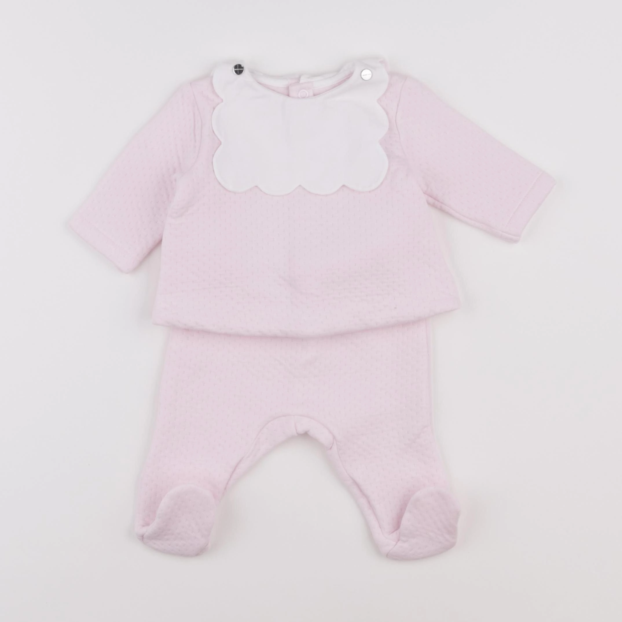 Jacadi - pyjama coton rose - 3 mois