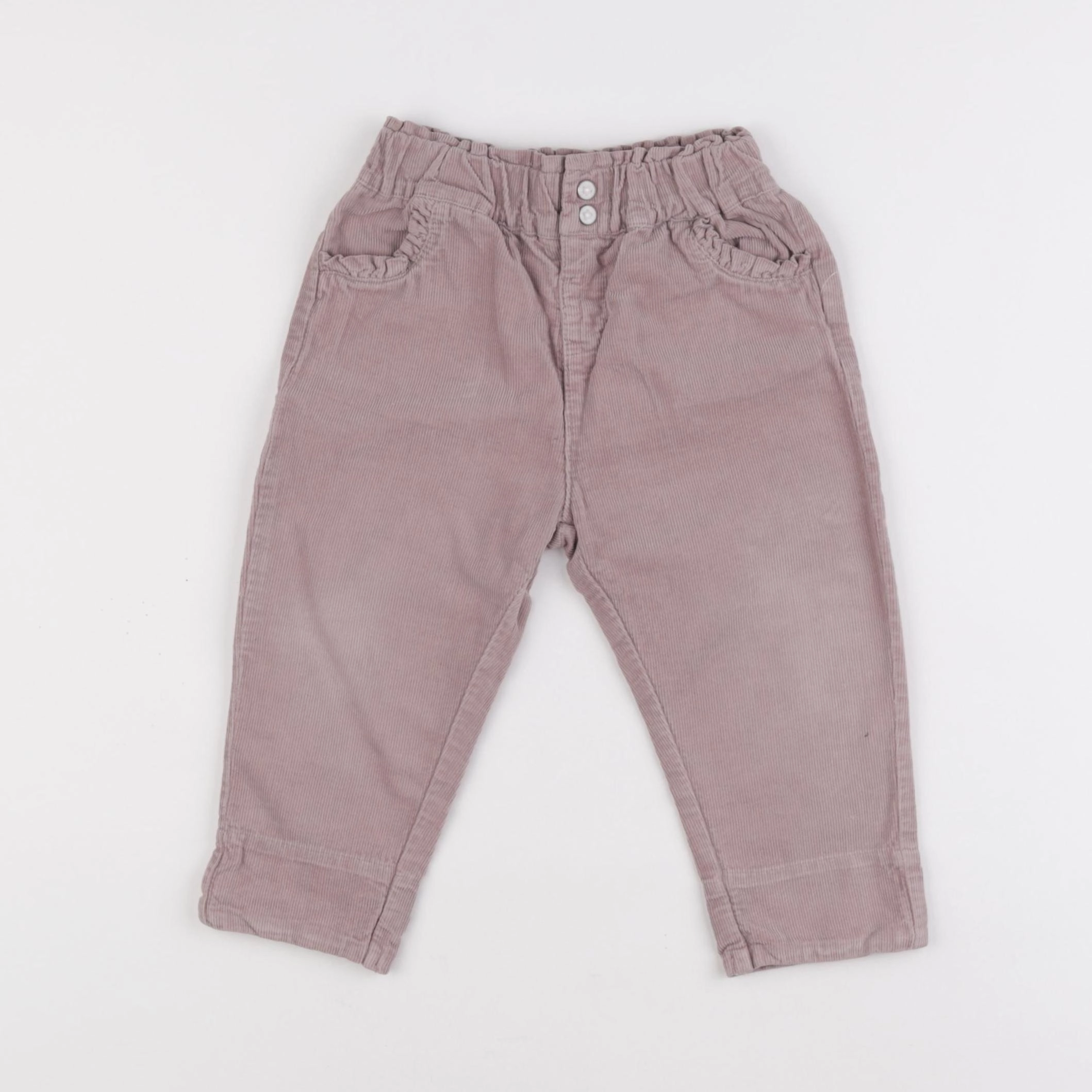 Vertbaudet - pantalon violet - 18 mois