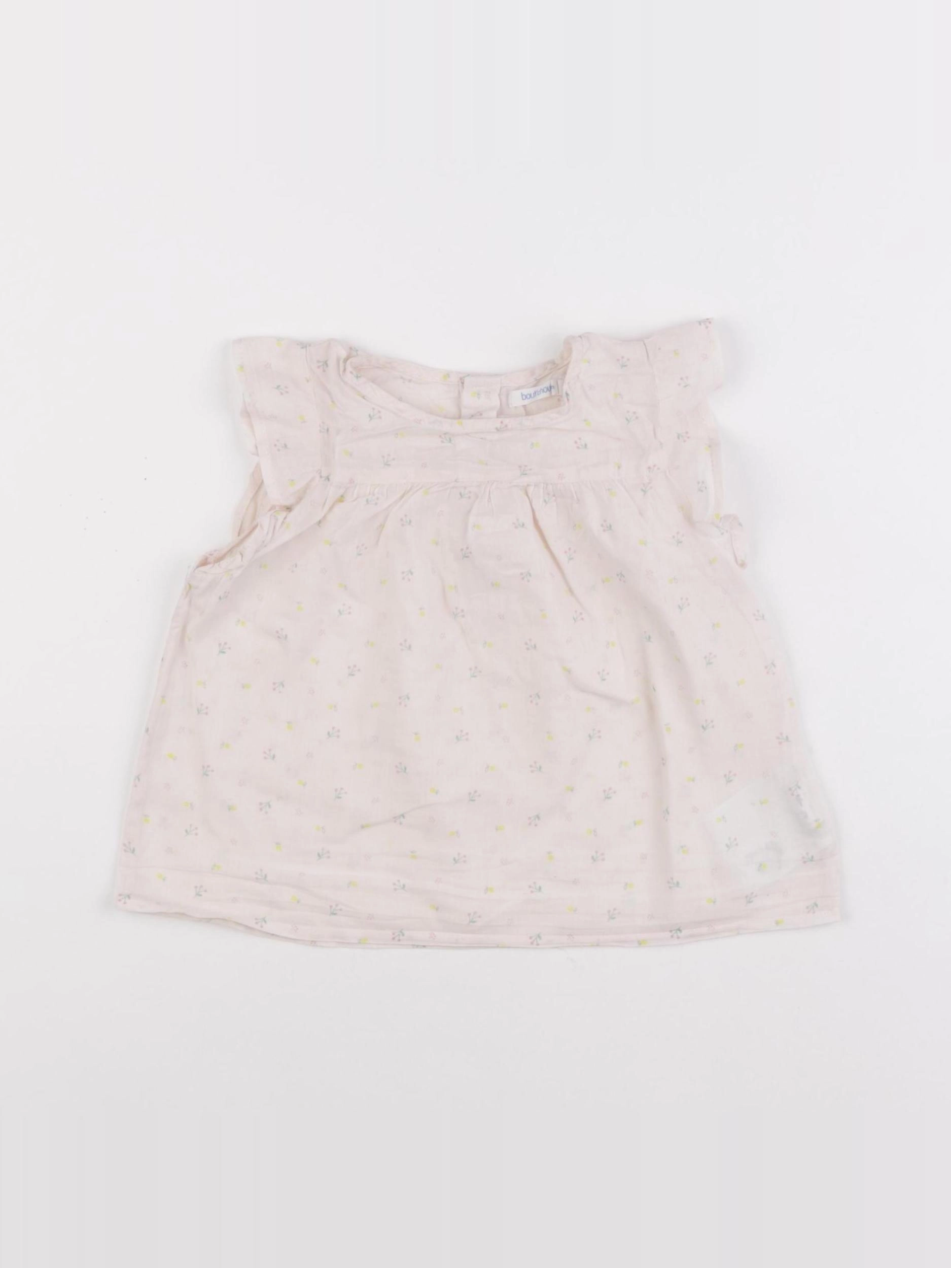 Boutchou - blouse rose - 2 ans