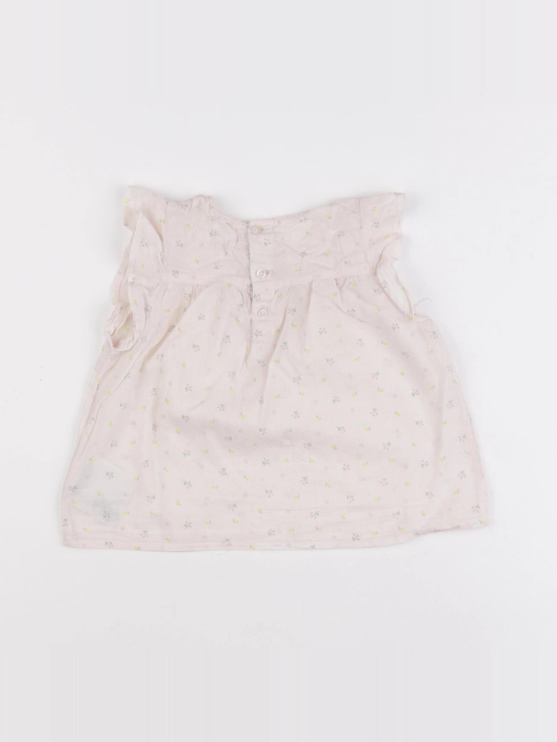 Boutchou - blouse rose - 2 ans