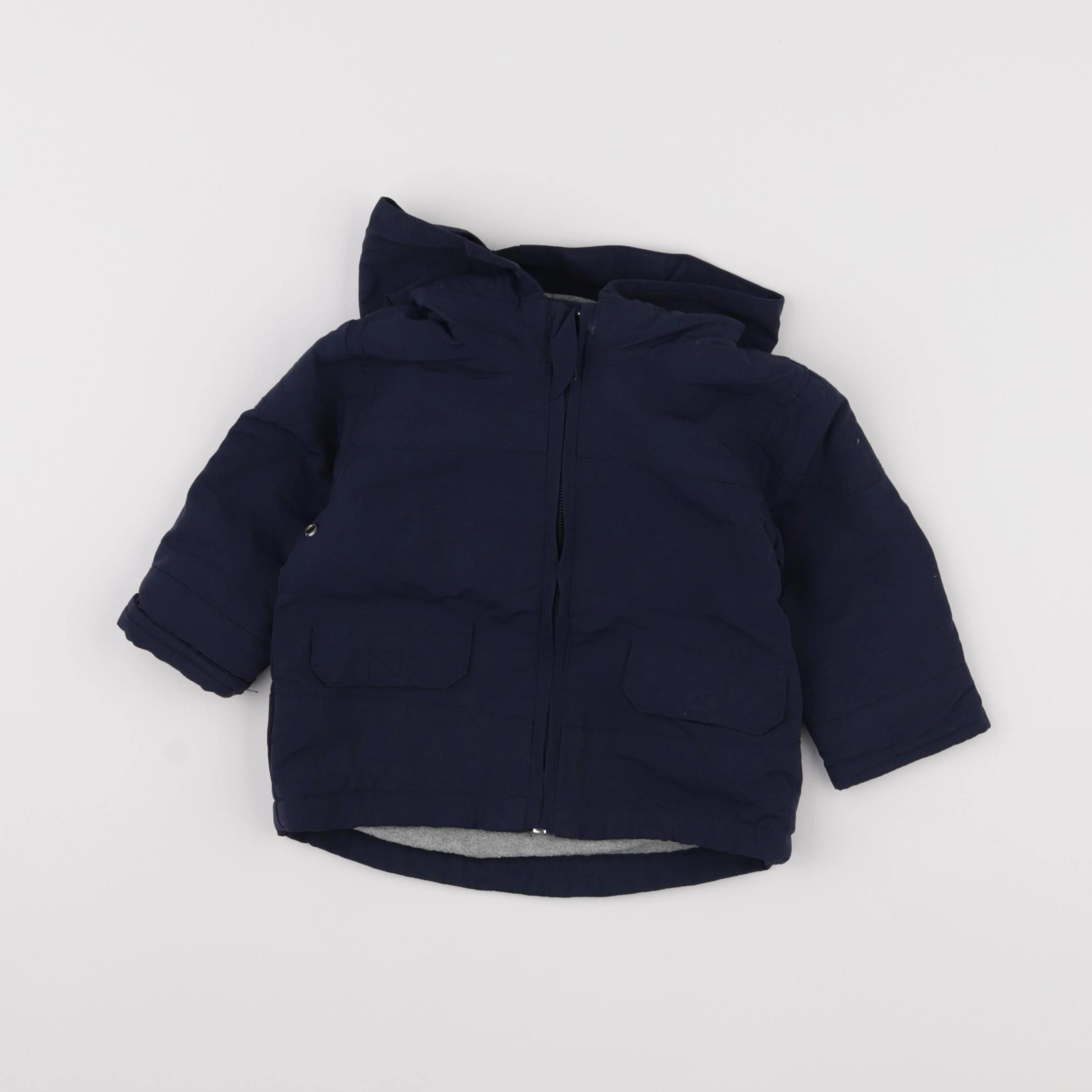 Boutchou - parka bleu - 12 mois