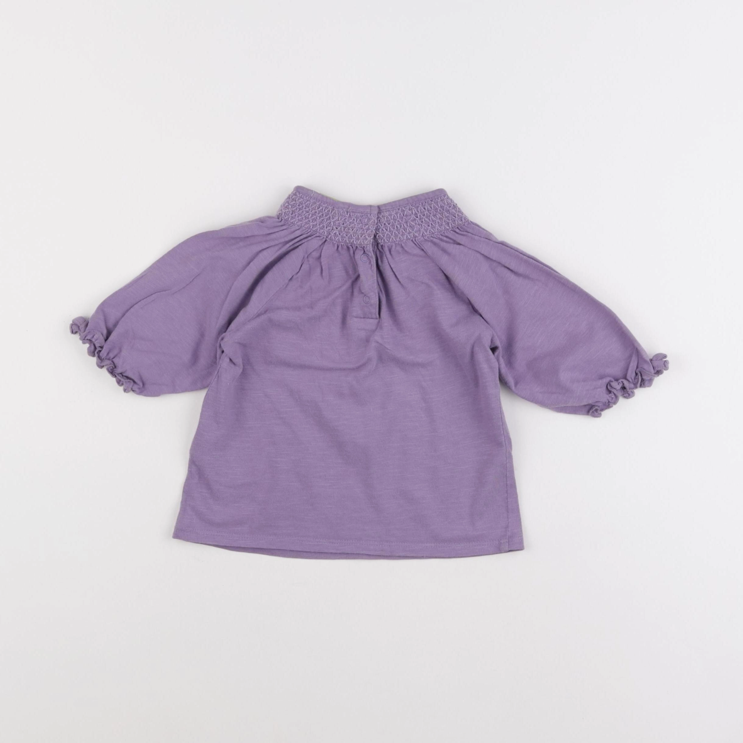 Vertbaudet - tee-shirt violet - 2 ans