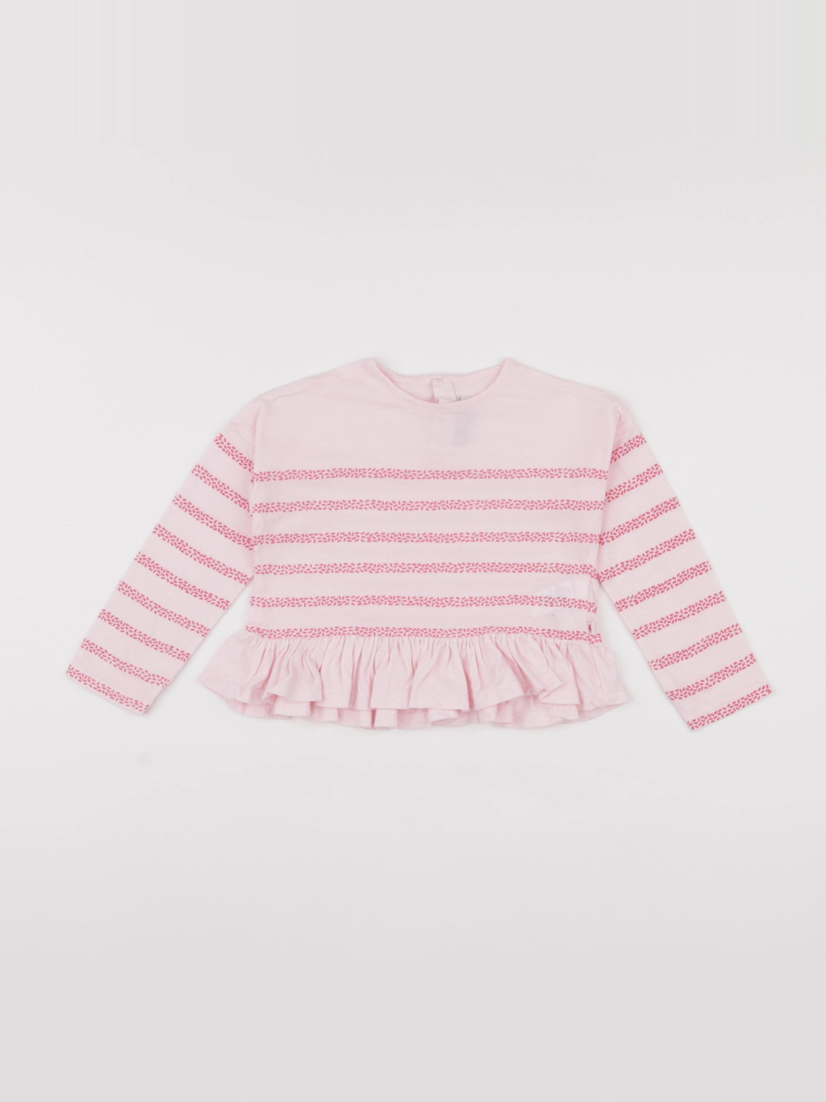 Natalys - tee-shirt rose - 24 mois