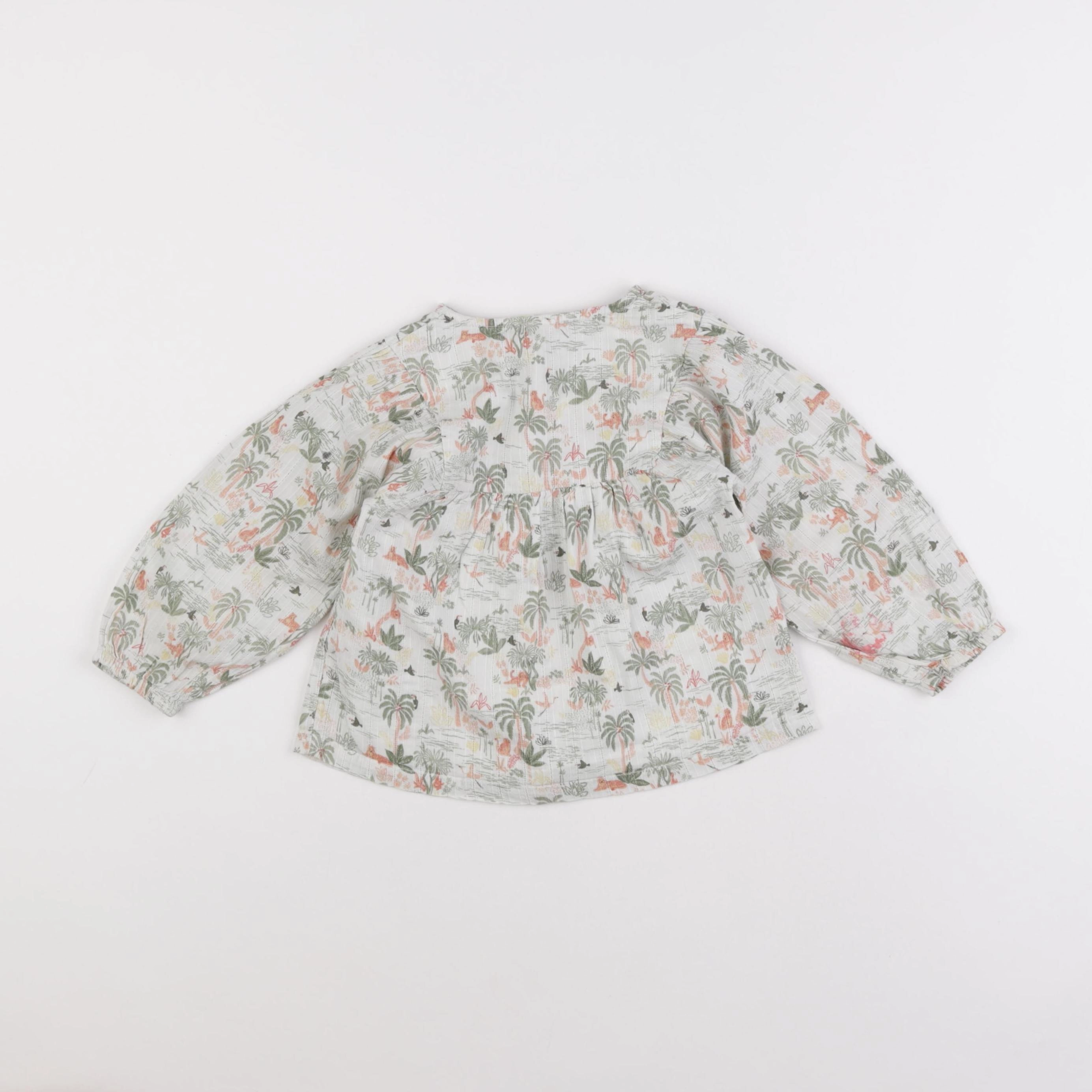 Tape à l'oeil - blouse blanc - 24 mois