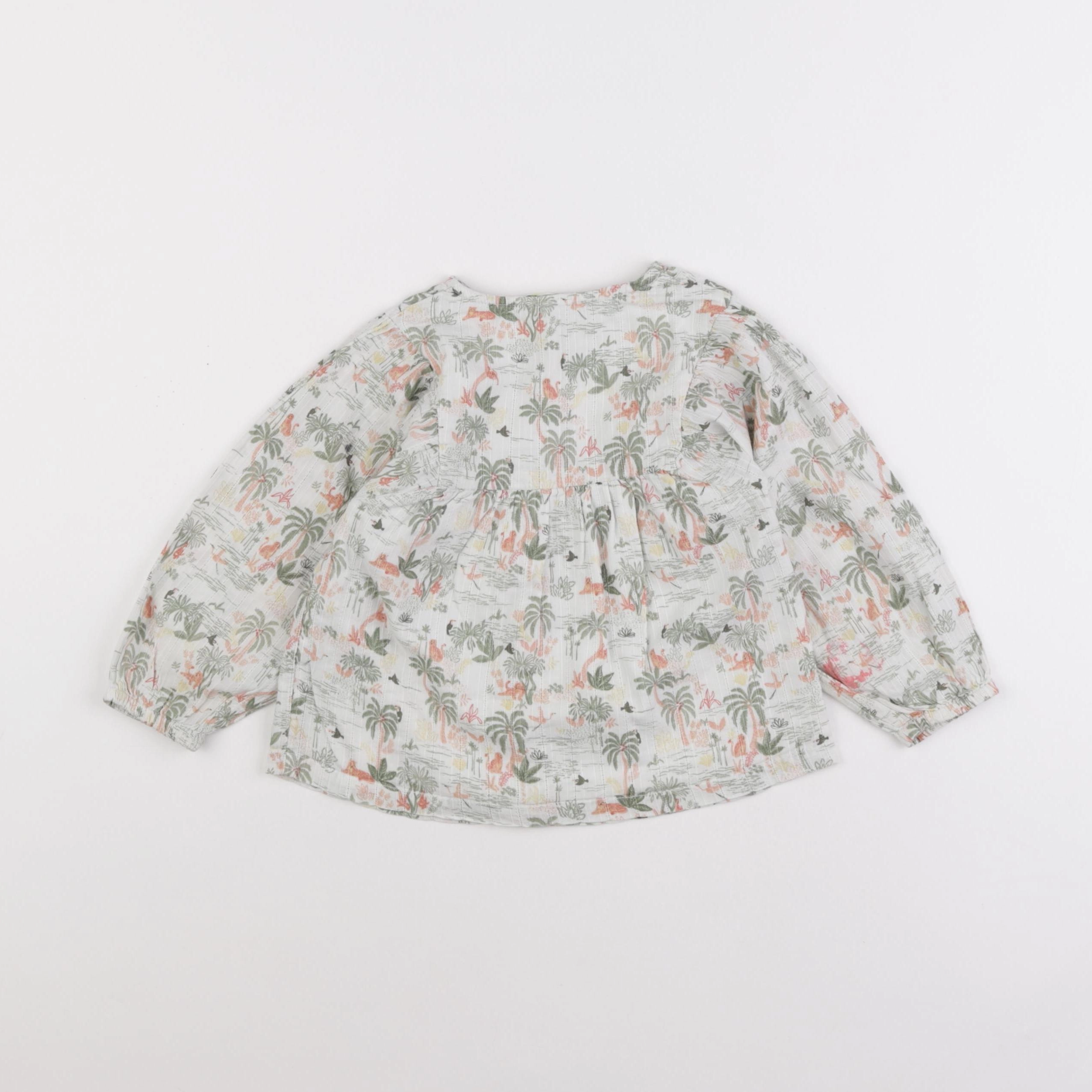 Tape à l'oeil - blouse blanc - 24 mois