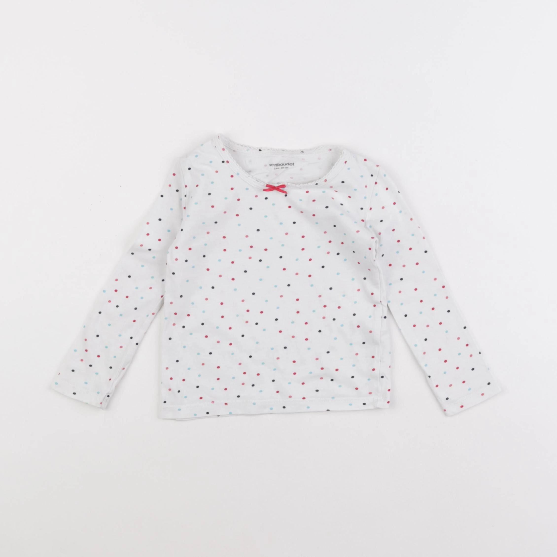 Vertbaudet - maillot de corps blanc - 2 ans