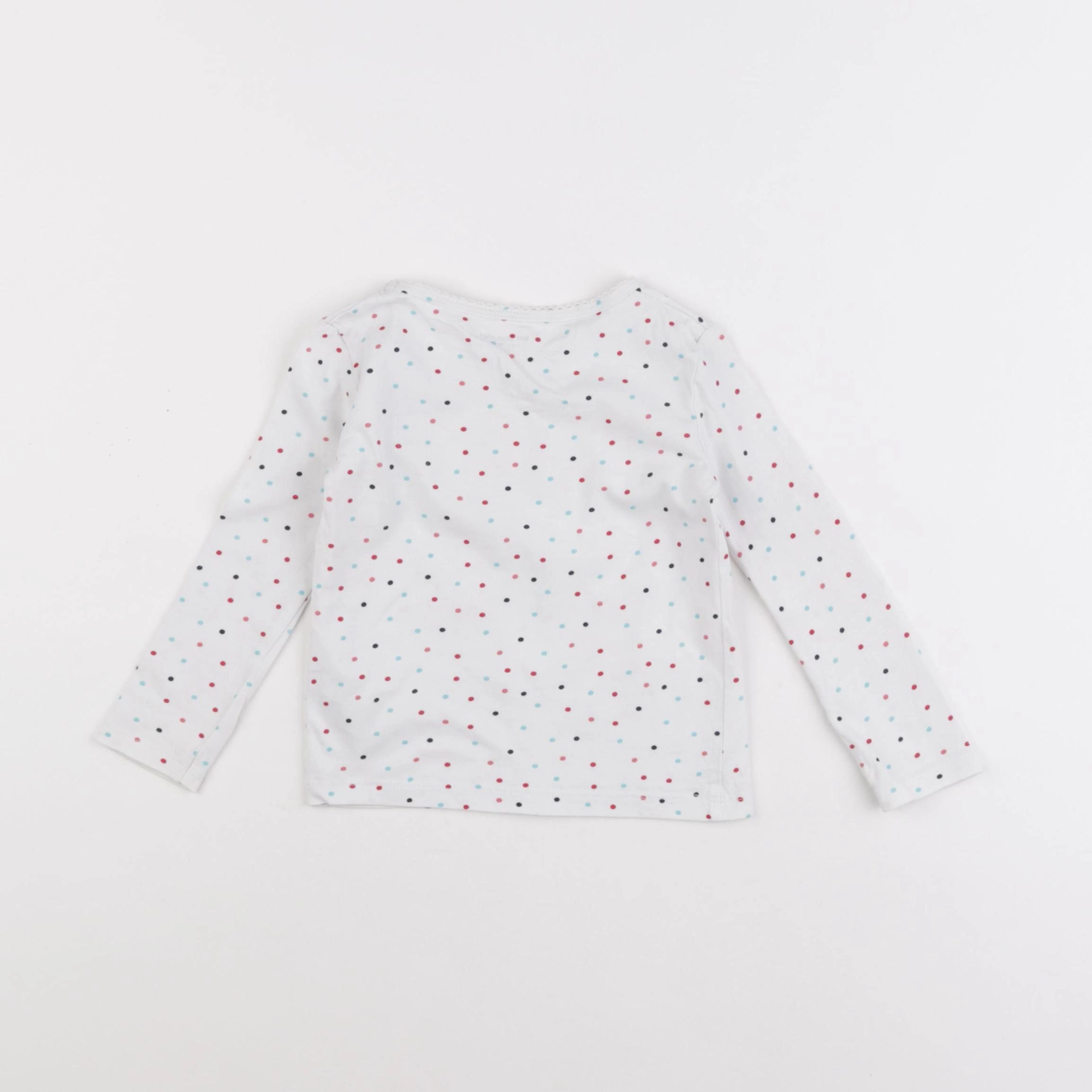 Vertbaudet - maillot de corps blanc - 2 ans