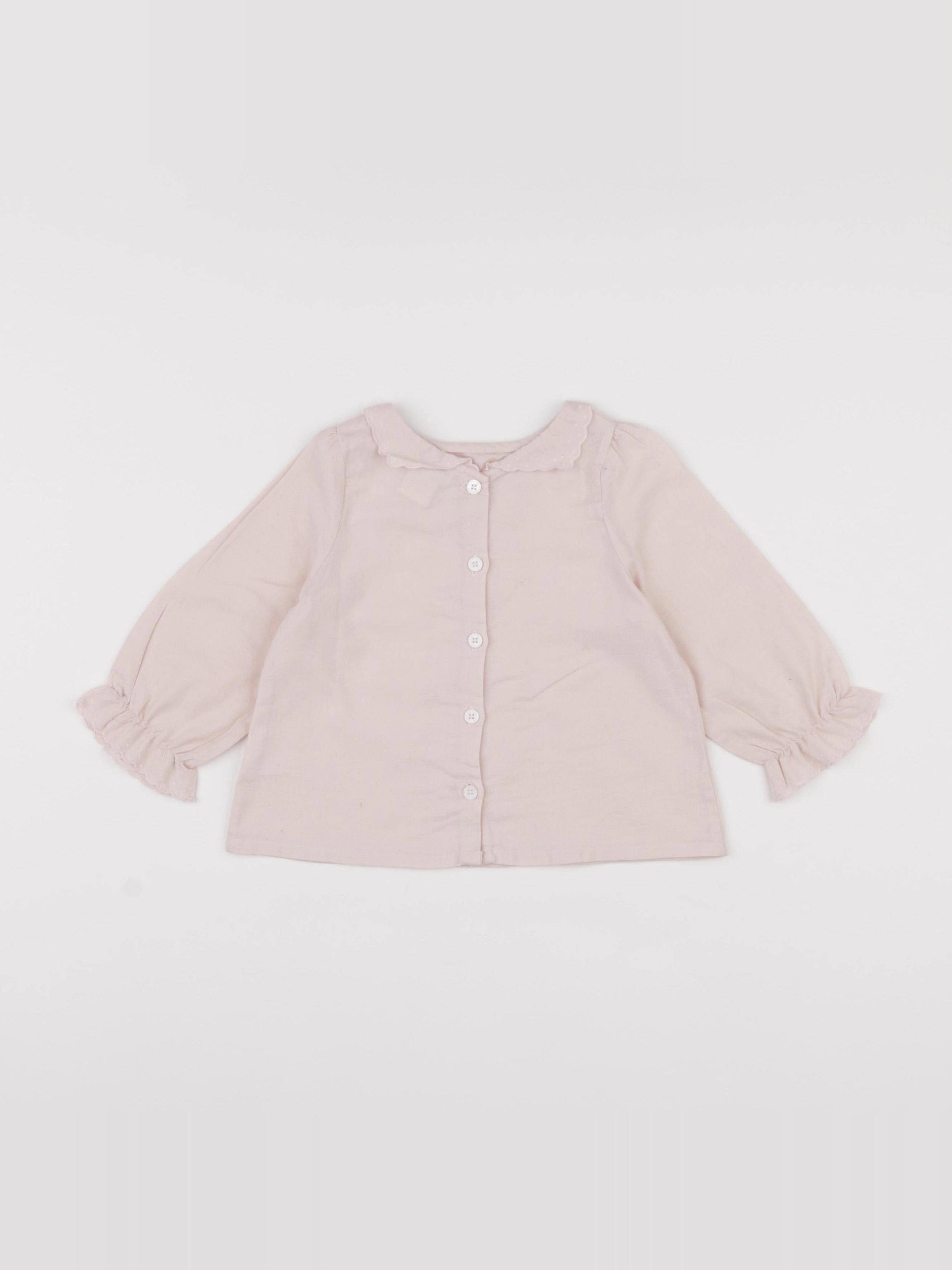 Cyrillus - blouse rose - 18 mois