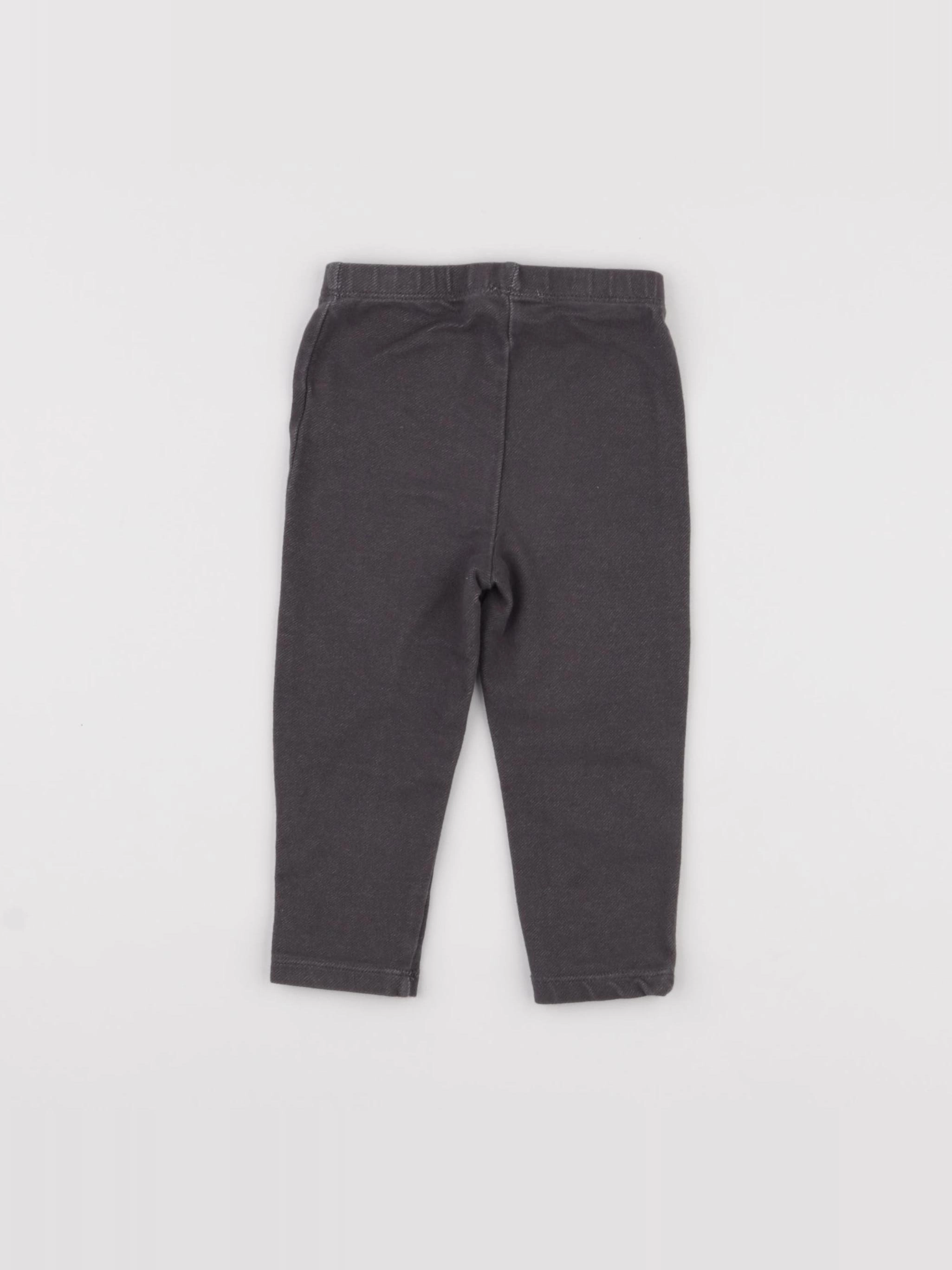 La Redoute - legging gris - 18 mois