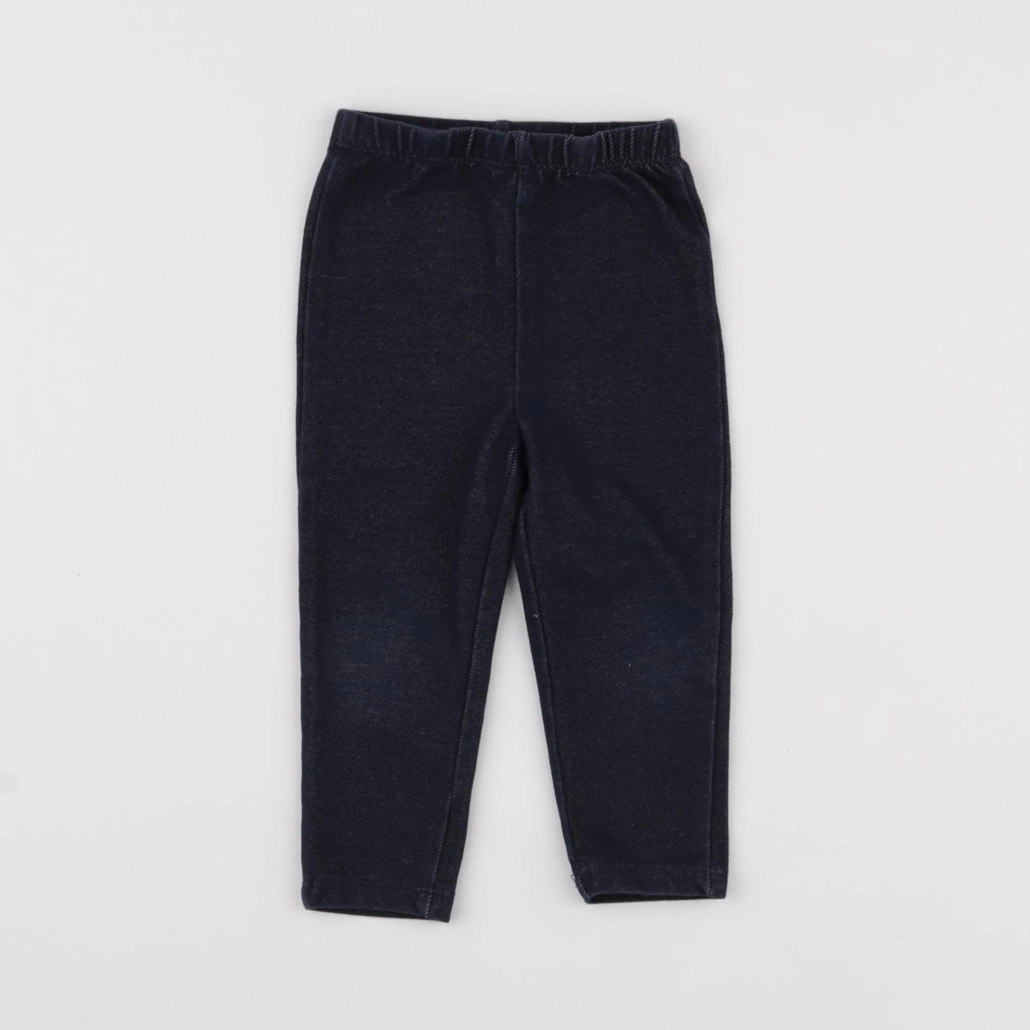 La Redoute - legging bleu - 18 mois