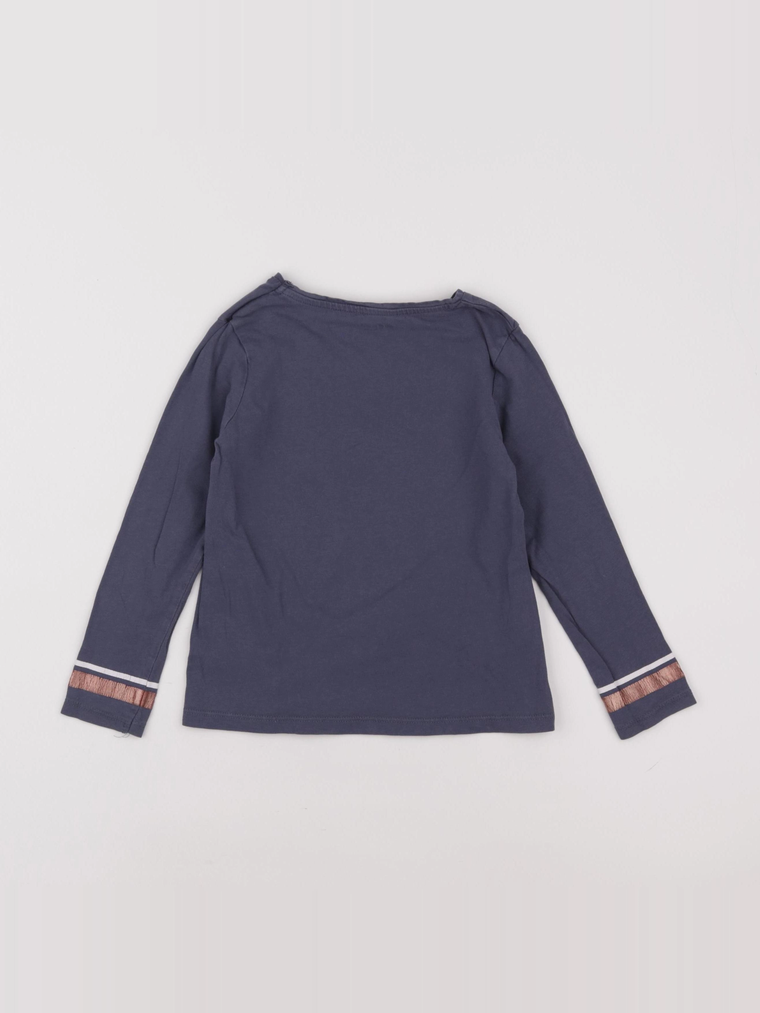 Vertbaudet - tee-shirt bleu - 6 ans