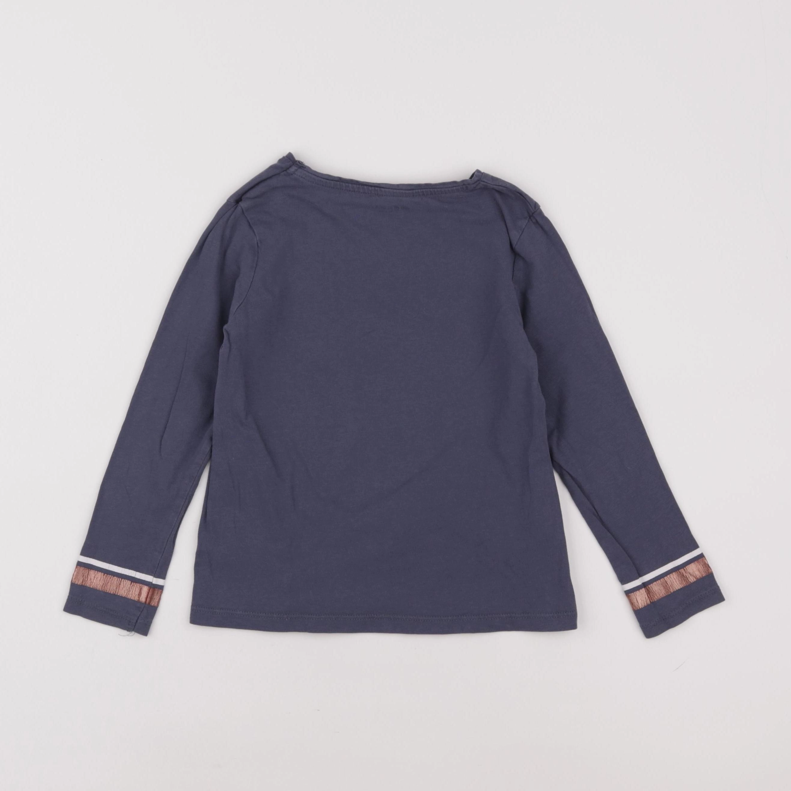 Vertbaudet - tee-shirt bleu - 6 ans