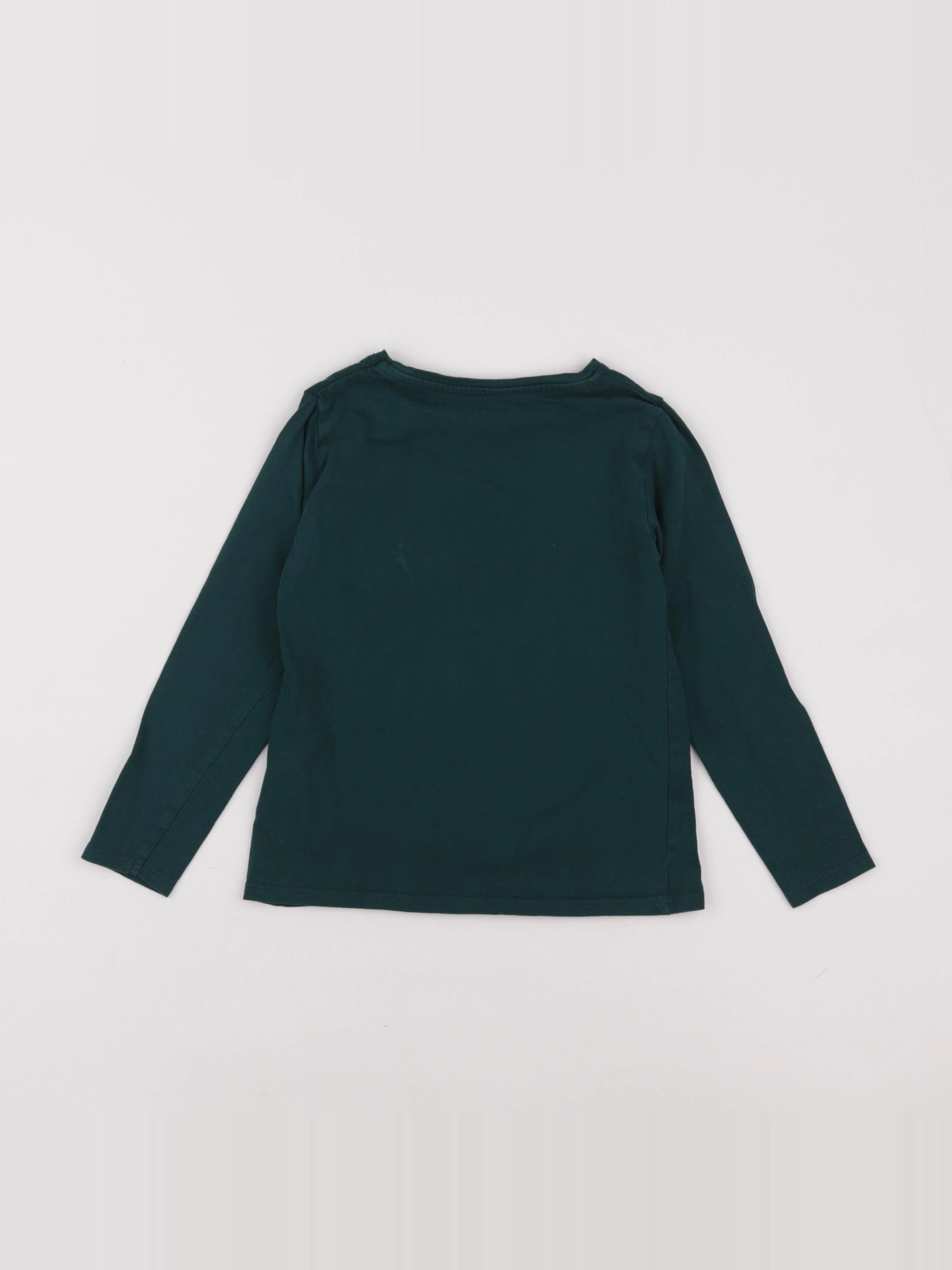 Vertbaudet - tee-shirt vert - 6 ans