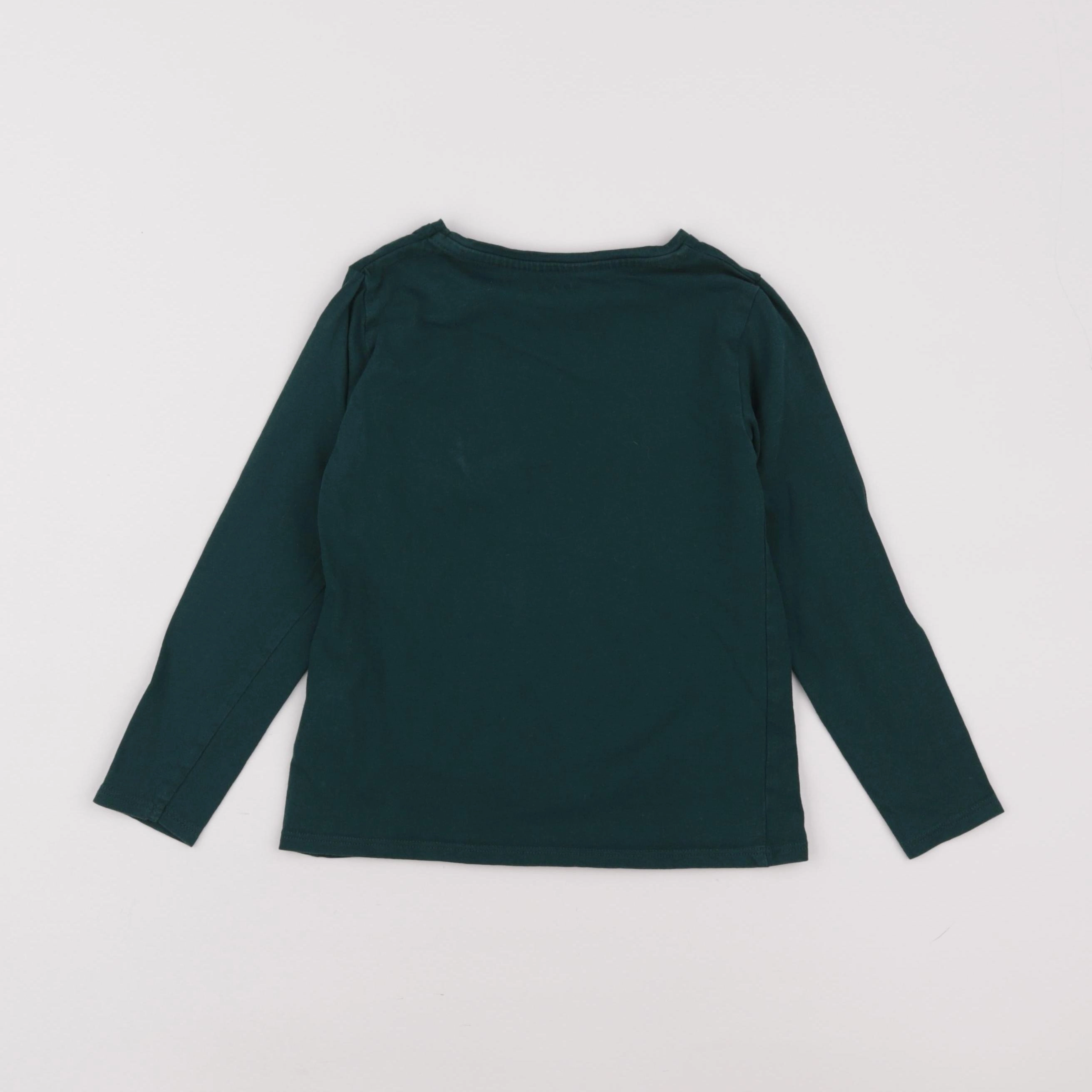 Vertbaudet - tee-shirt vert - 6 ans