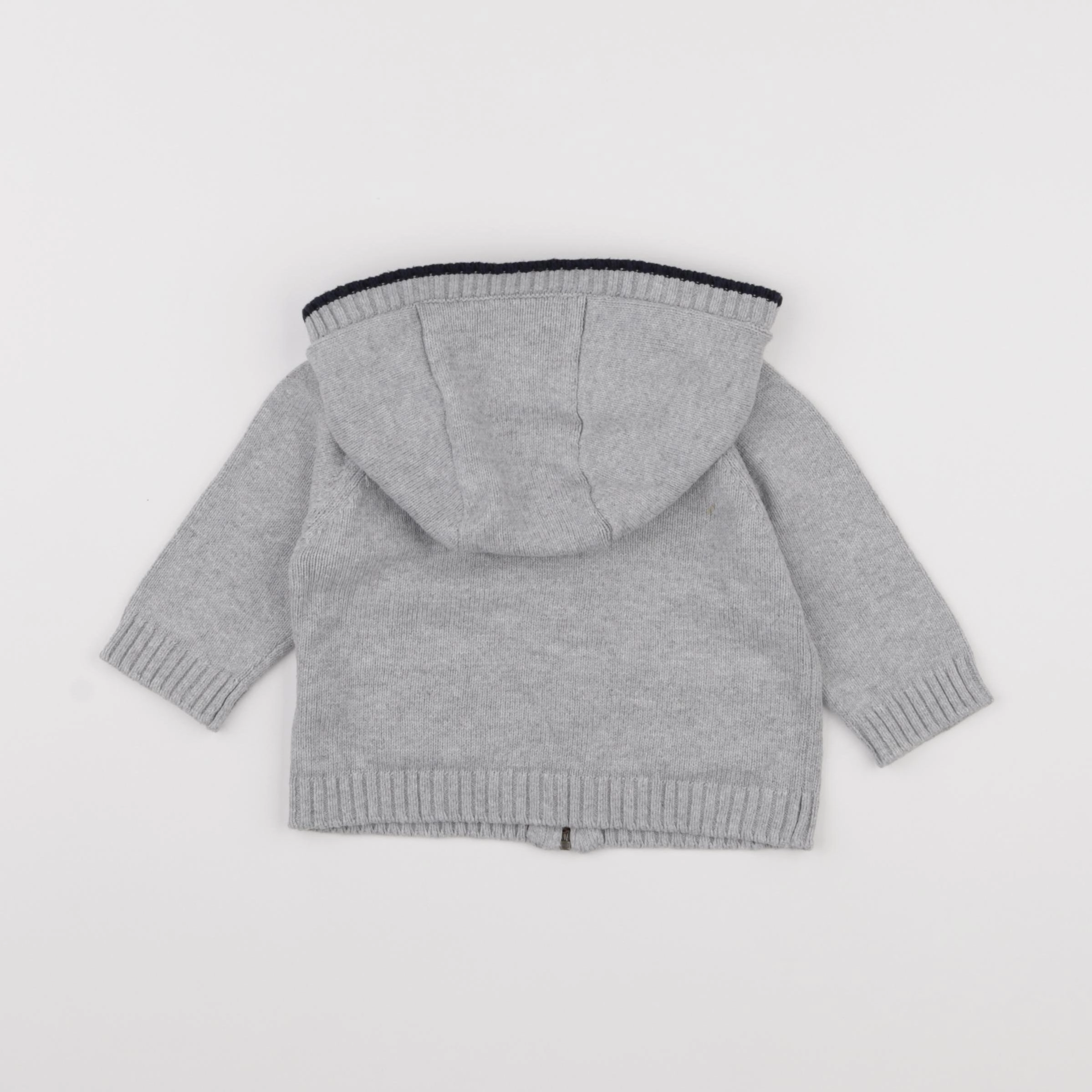 Cyrillus - gilet gris - 12 mois
