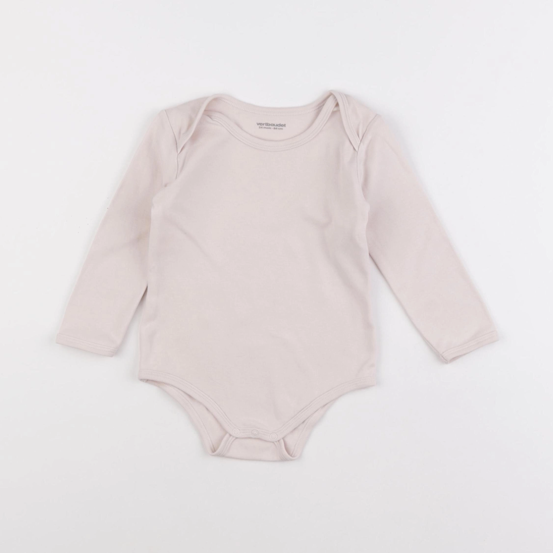 Vertbaudet - body rose - 2 ans