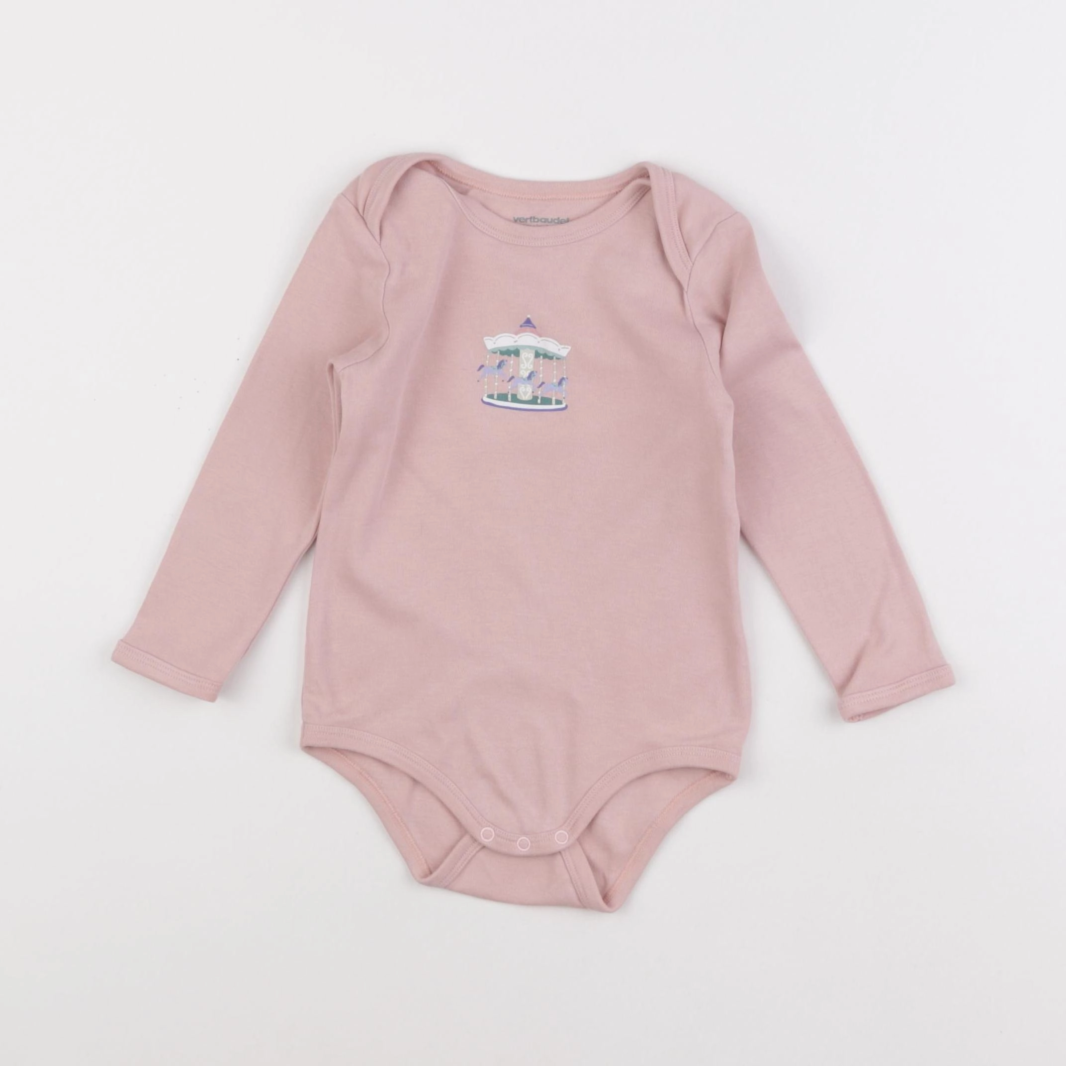 Vertbaudet - body rose - 2 ans