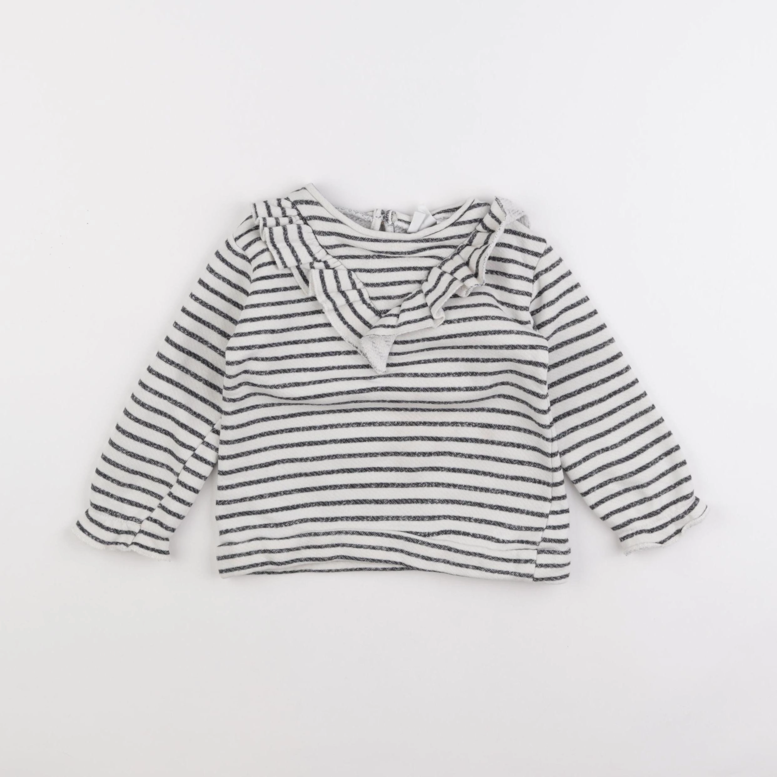 Zara - sweat bleu - 18/24 mois