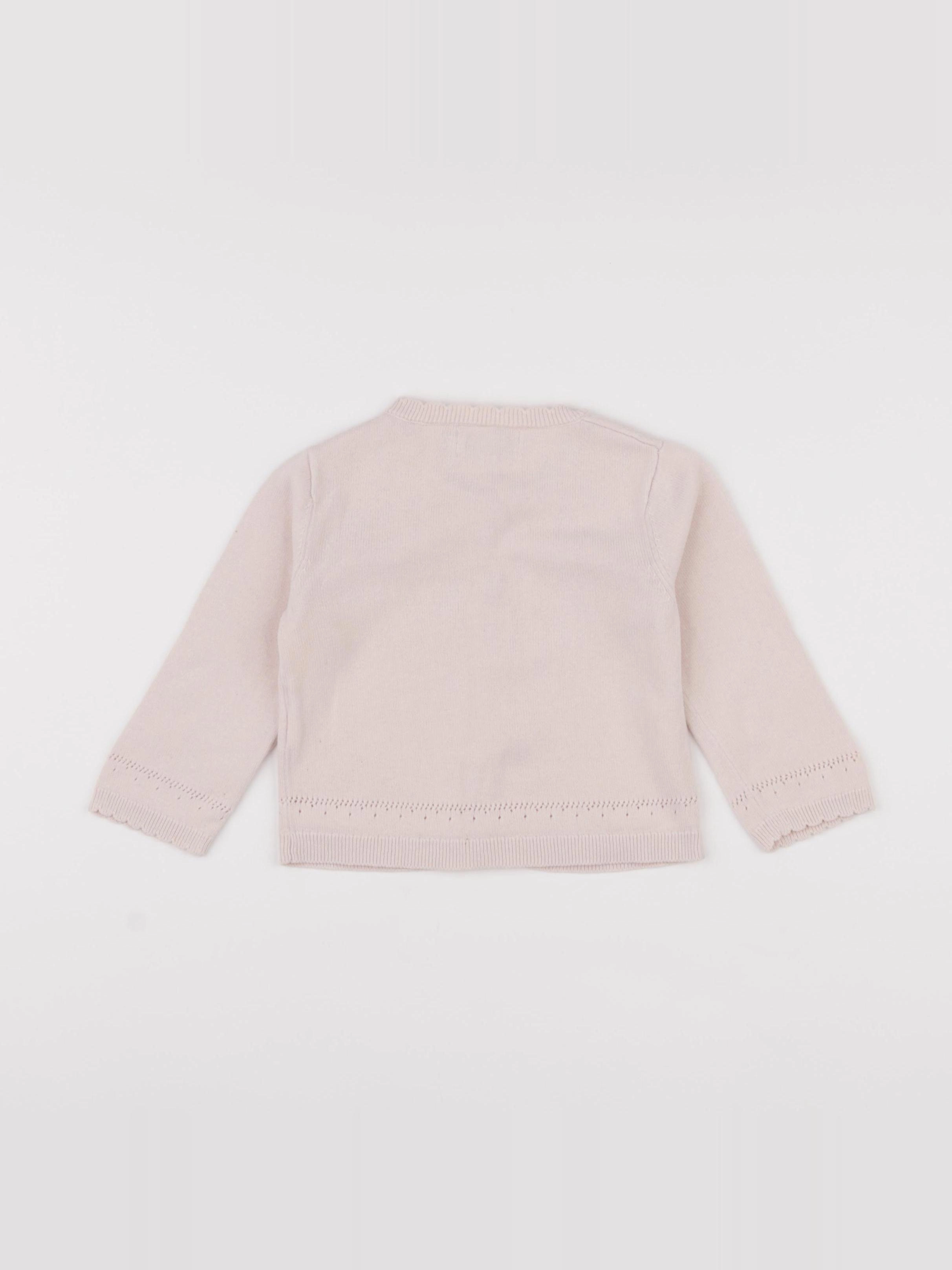 Cyrillus - gilet rose - 18 mois