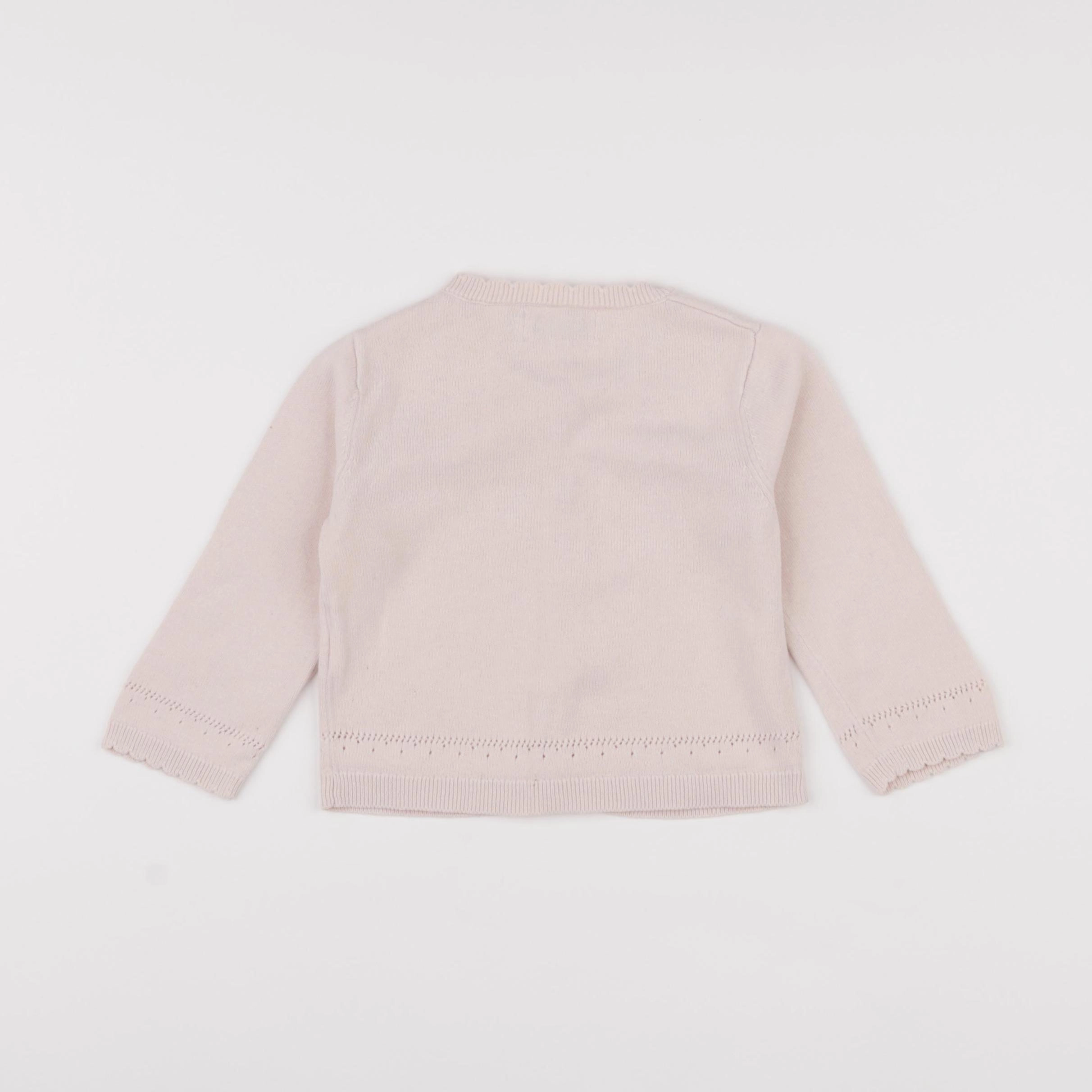 Cyrillus - gilet rose - 18 mois