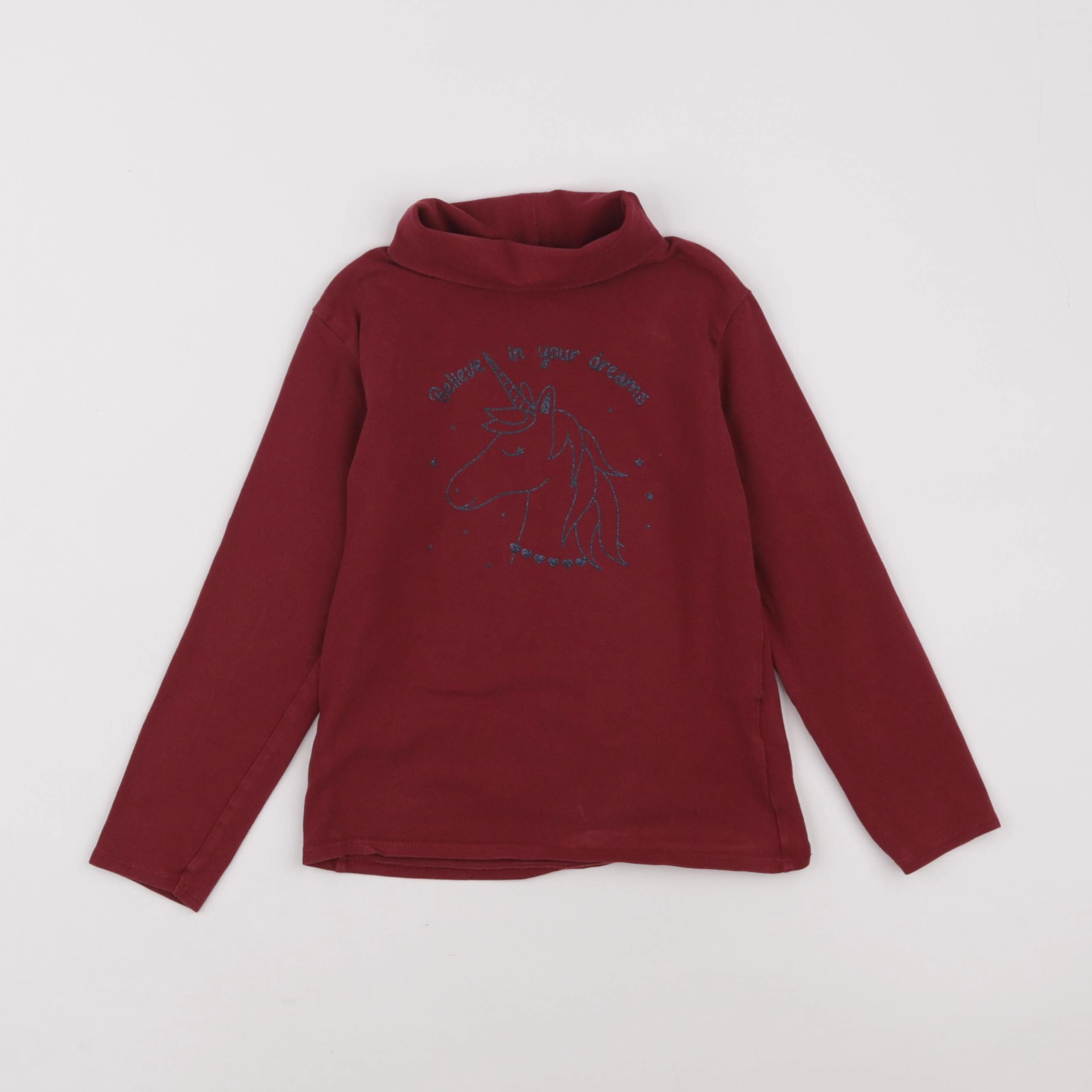 Vertbaudet - sous-pull rouge - 6 ans