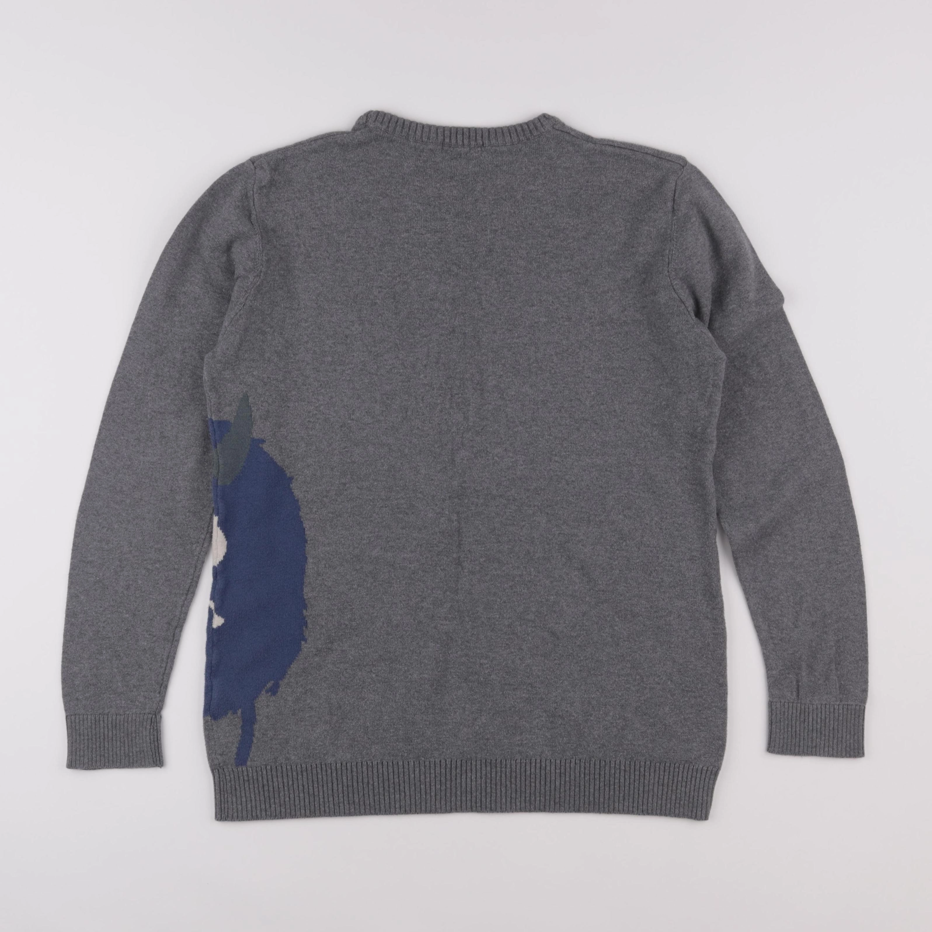 Vertbaudet - pull gris - 14 ans