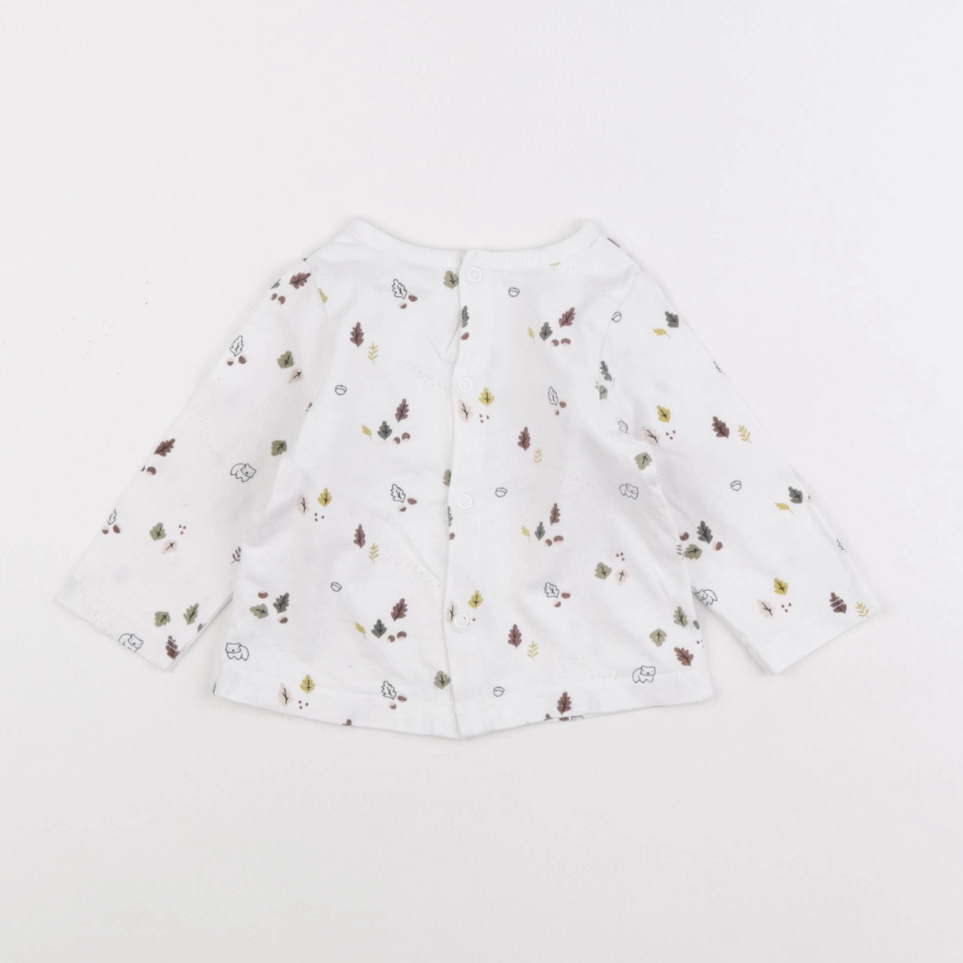Vertbaudet - tee-shirt blanc - 6 mois