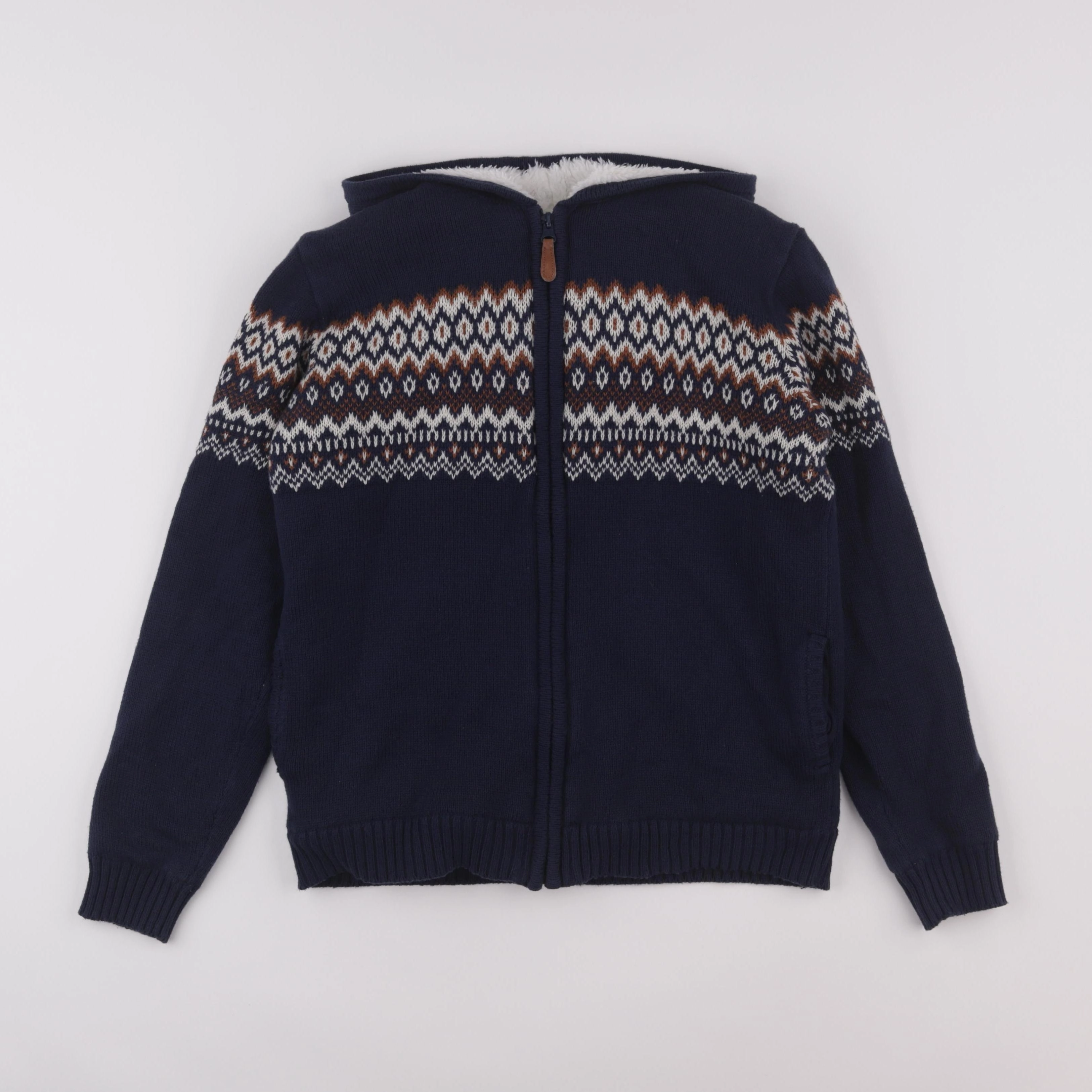 Vertbaudet - gilet bleu - 14 ans