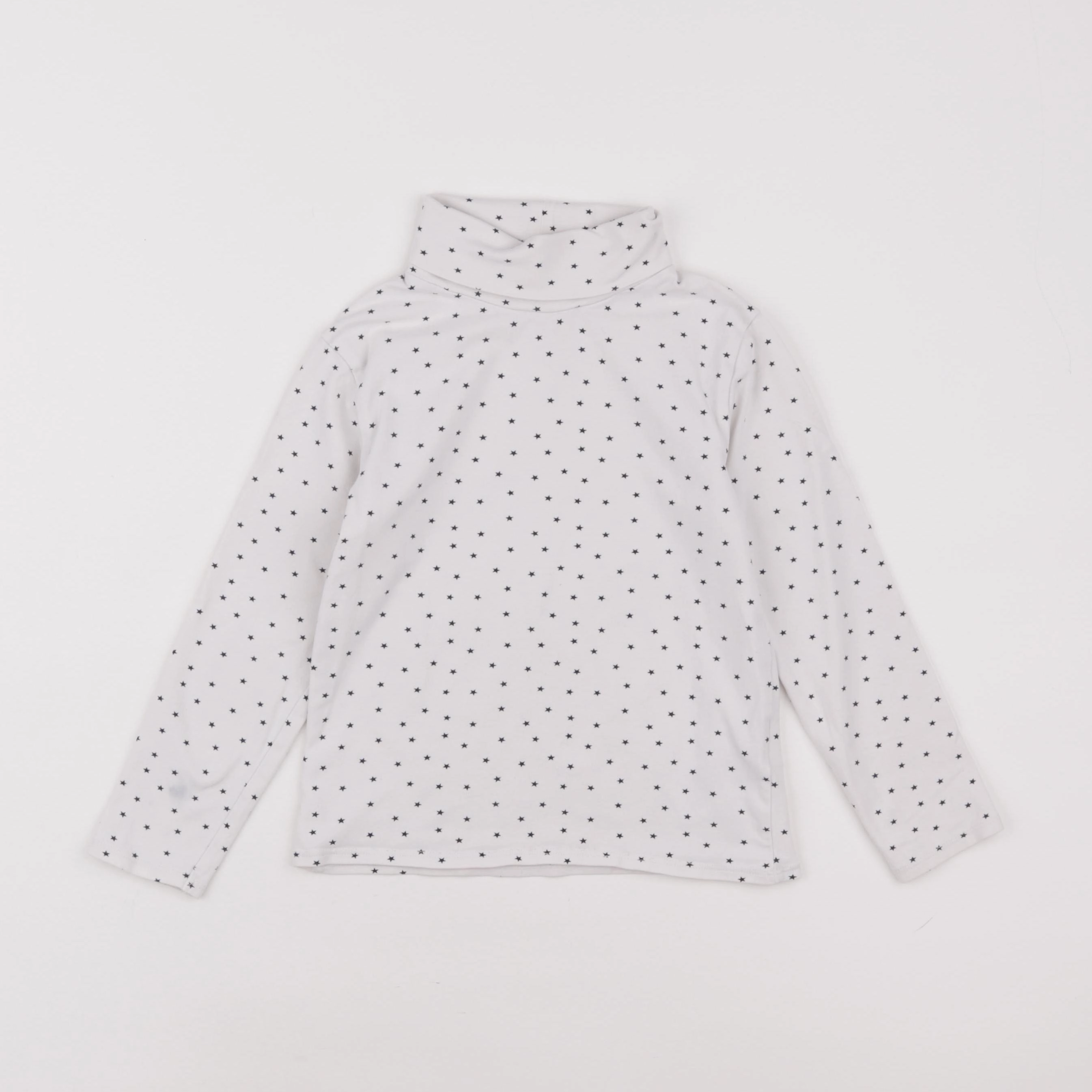 Vertbaudet - sous-pull blanc - 6 ans