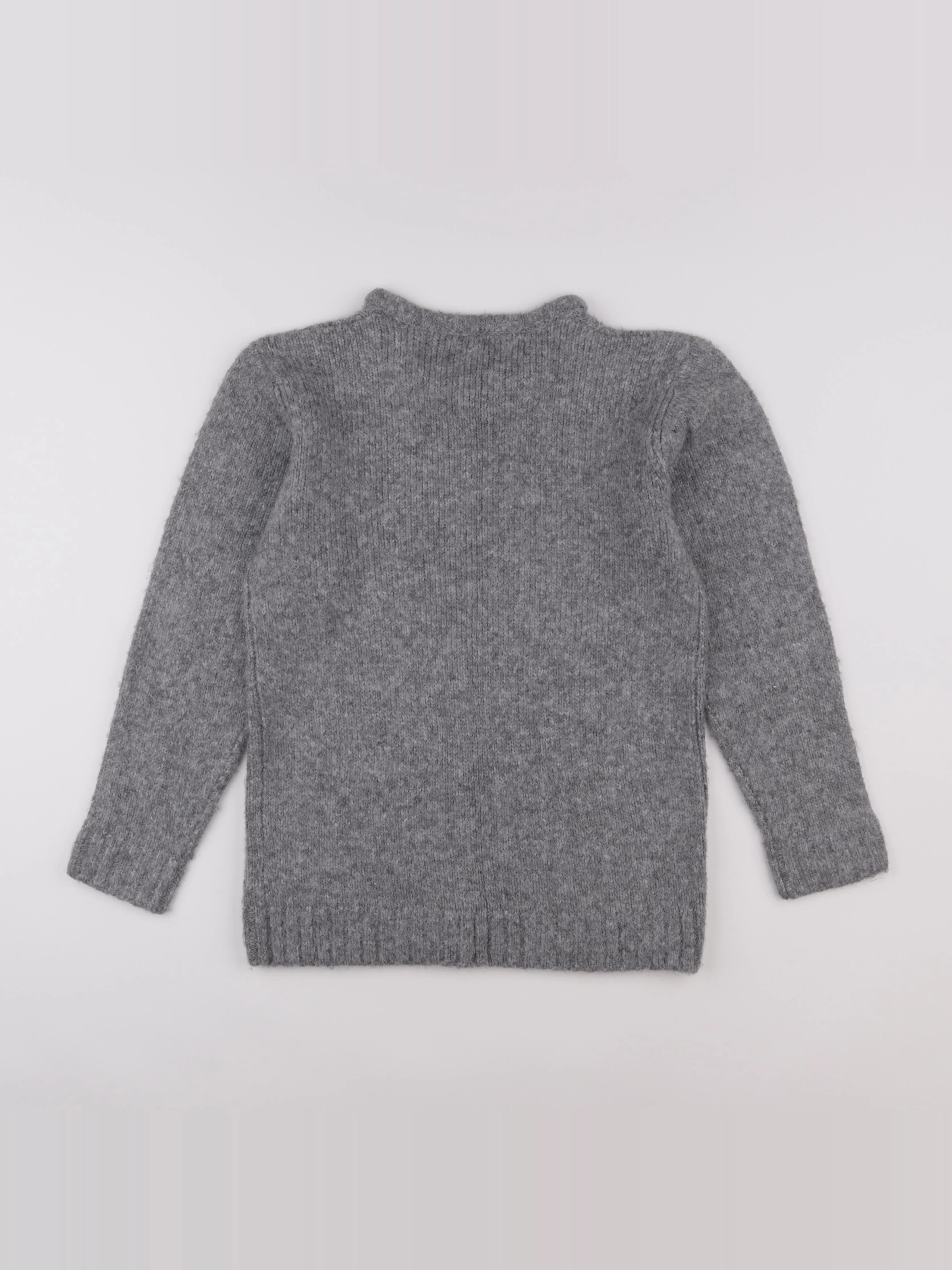 Vertbaudet - pull gris - 14 ans