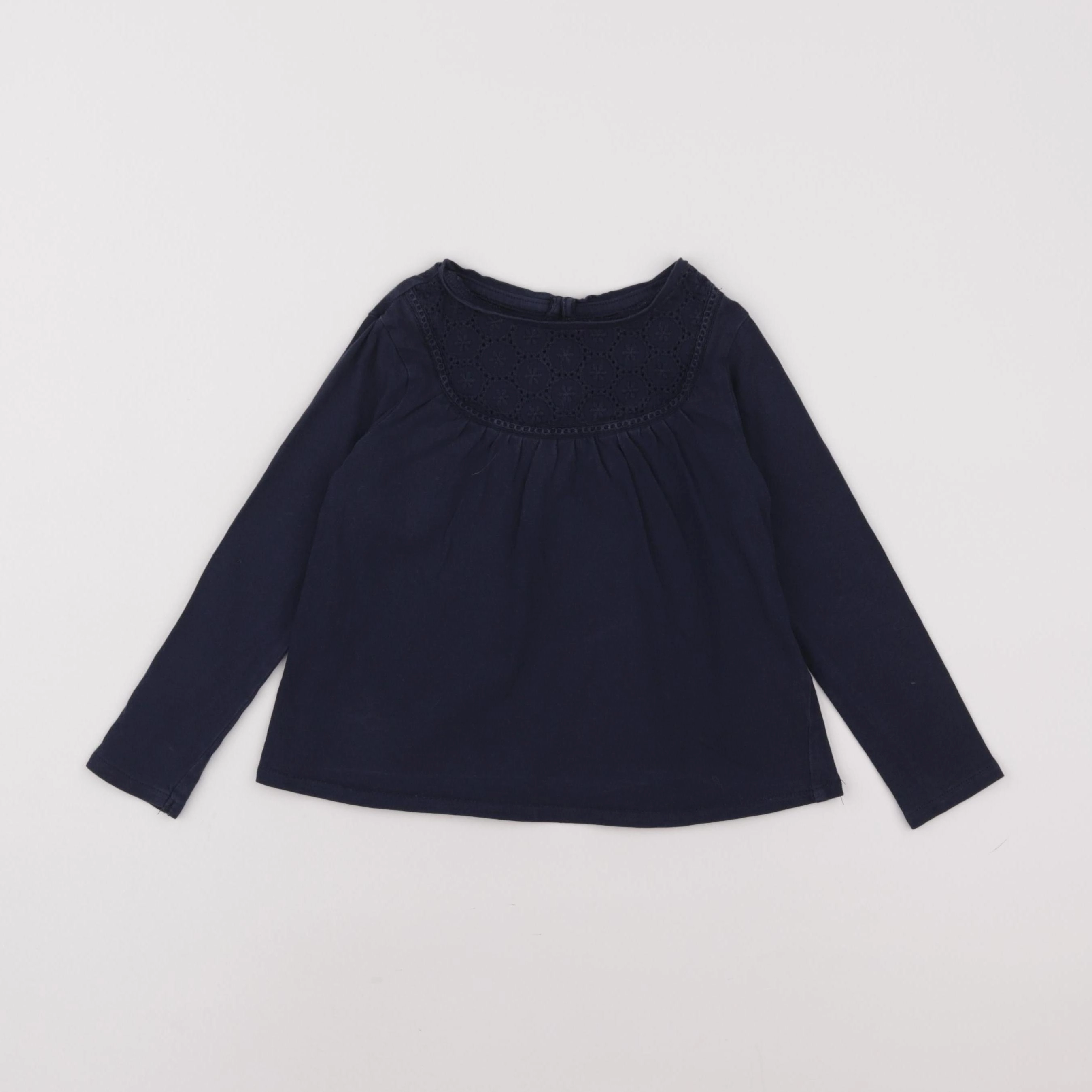Vertbaudet - tee-shirt bleu - 4 ans