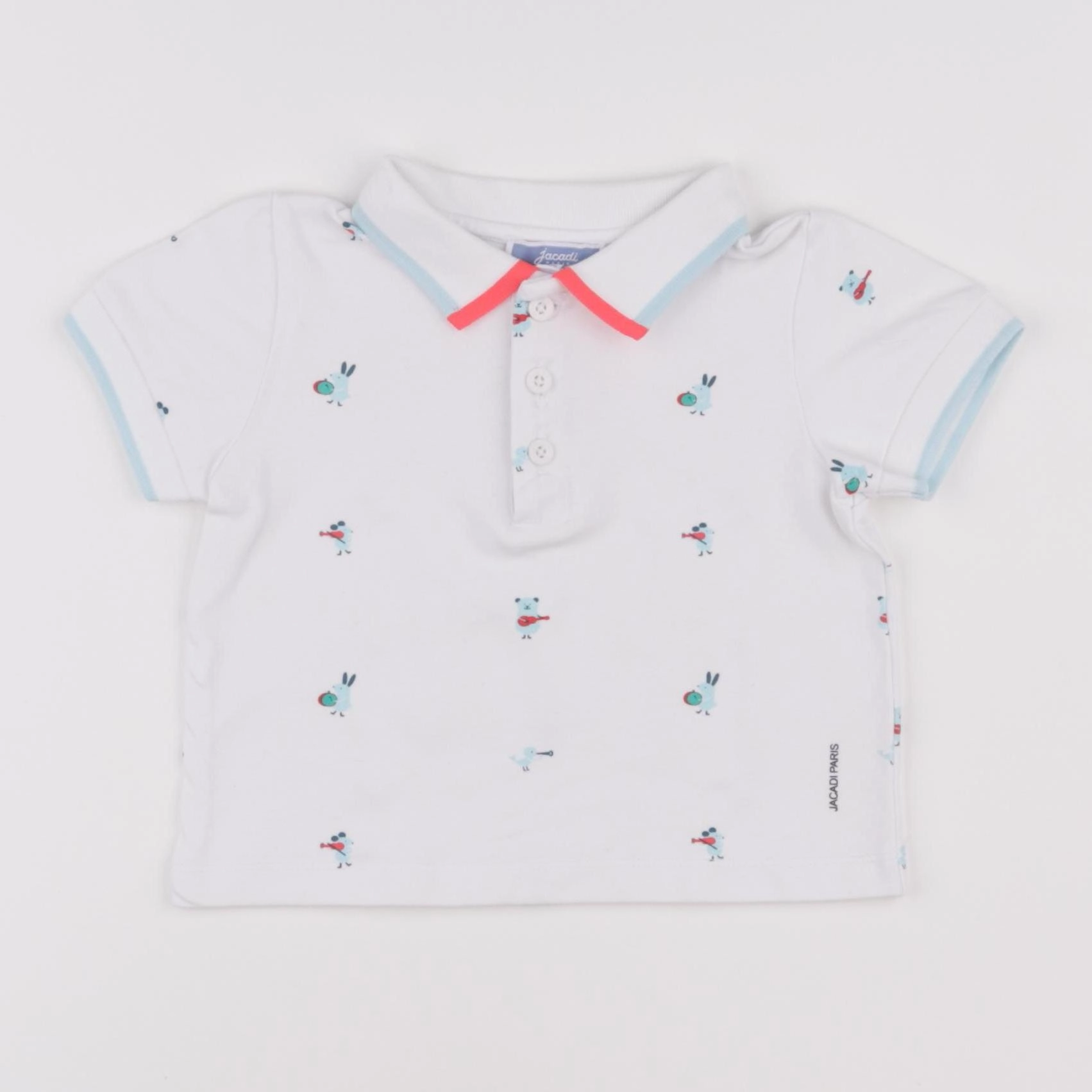 Jacadi - polo multicolore - 12 mois