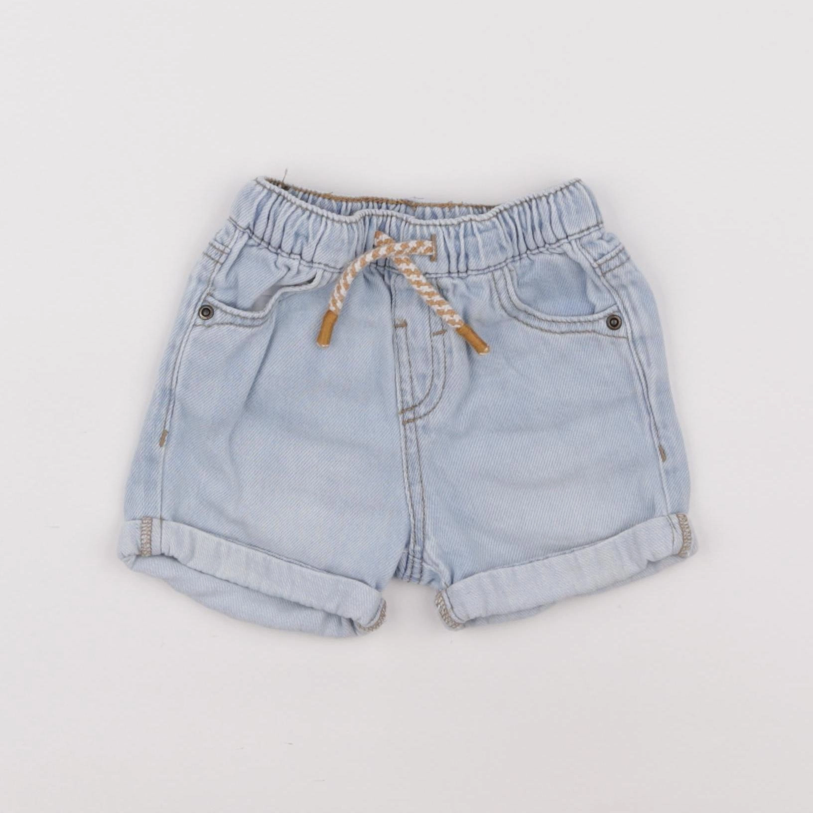Vertbaudet - short bleu - 12 mois