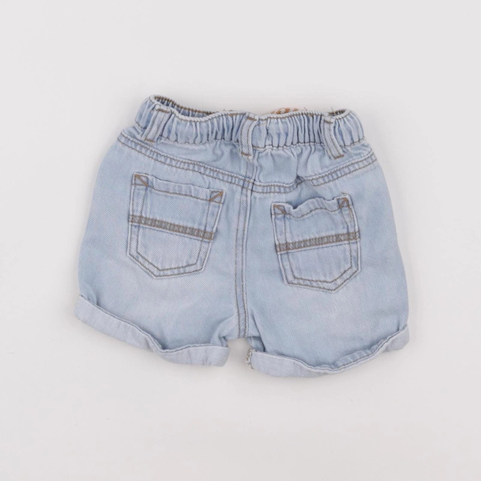 Vertbaudet - short bleu - 12 mois