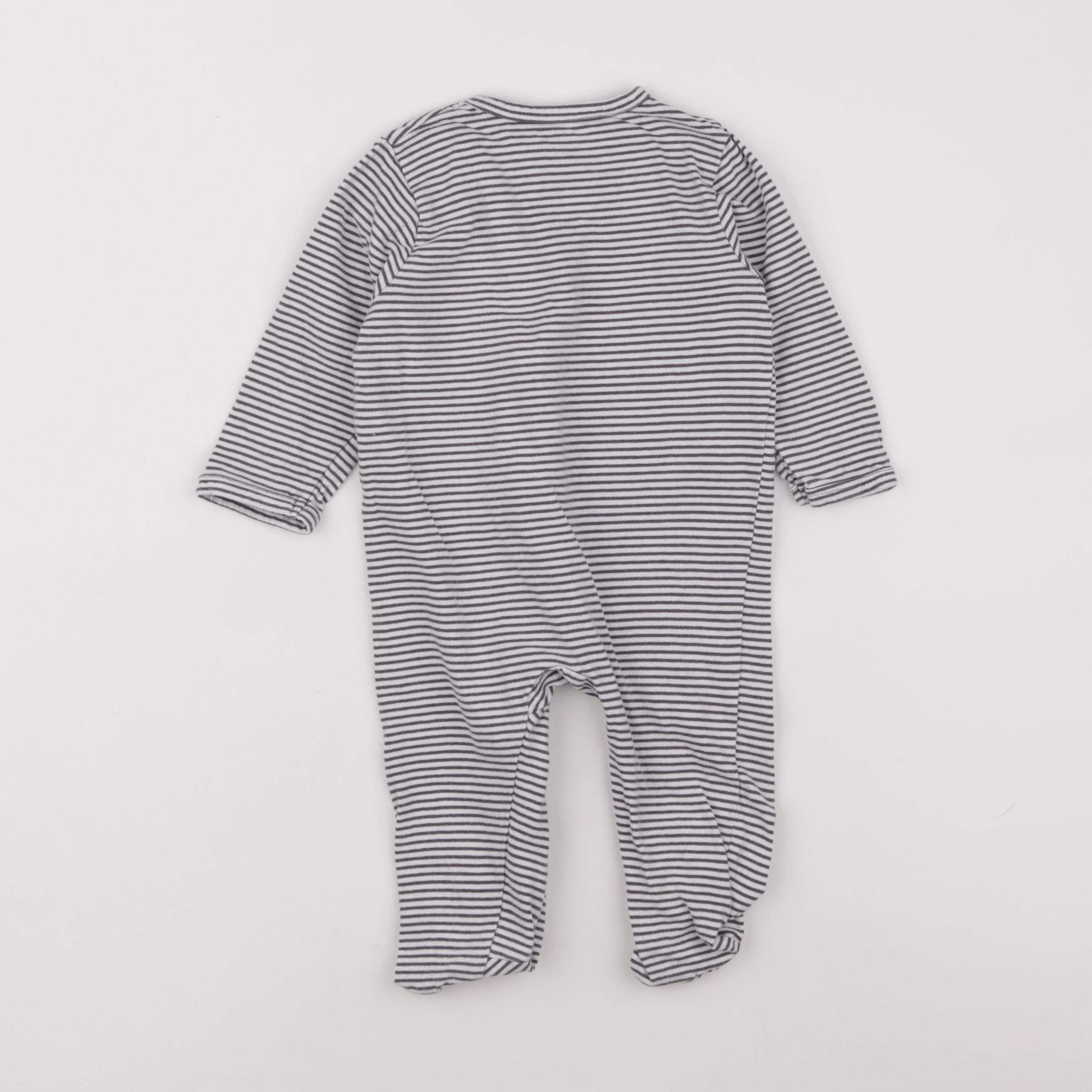 Vertbaudet - pyjama coton gris - 12 mois