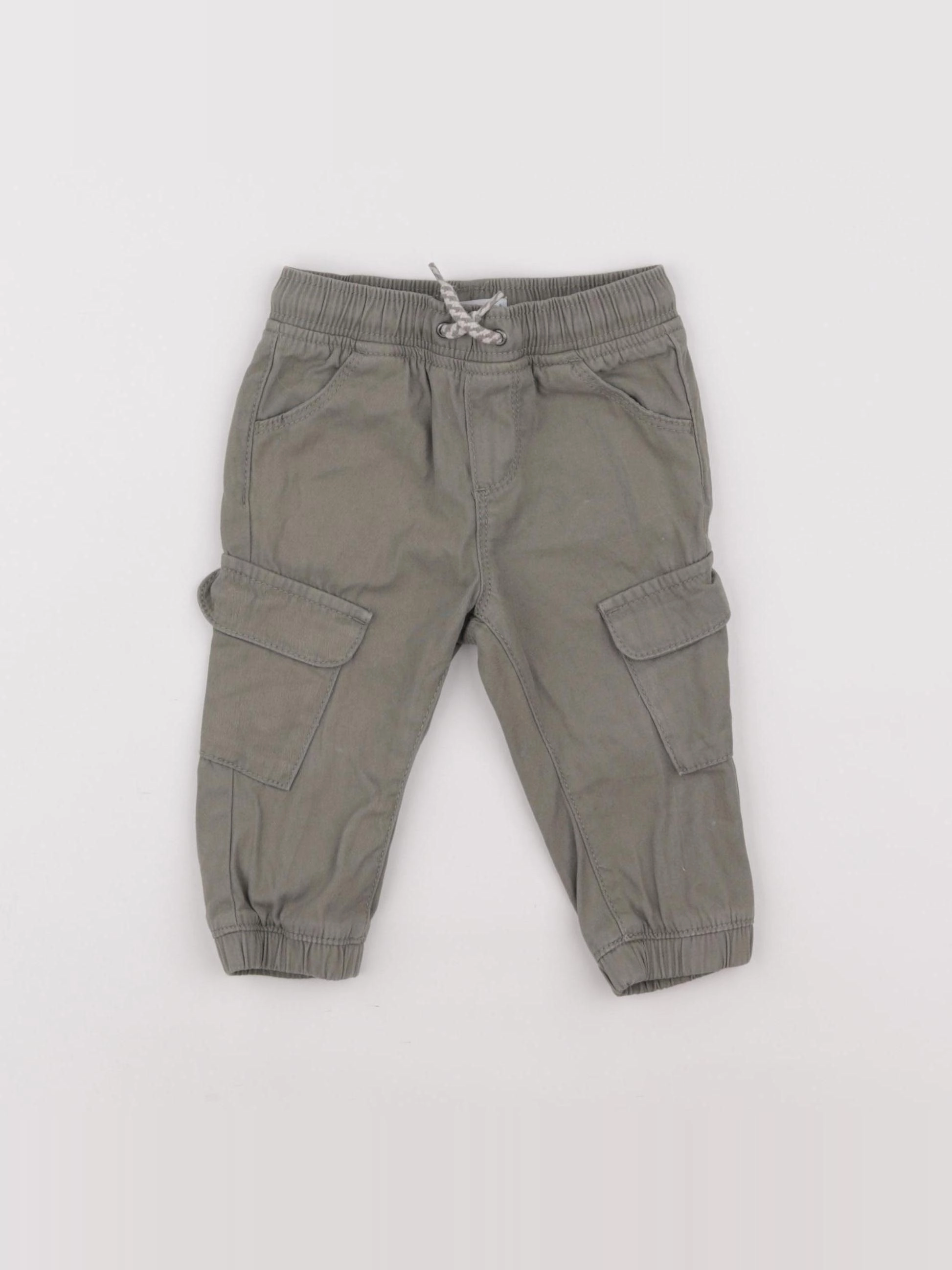 Vertbaudet - pantalon vert - 9 mois